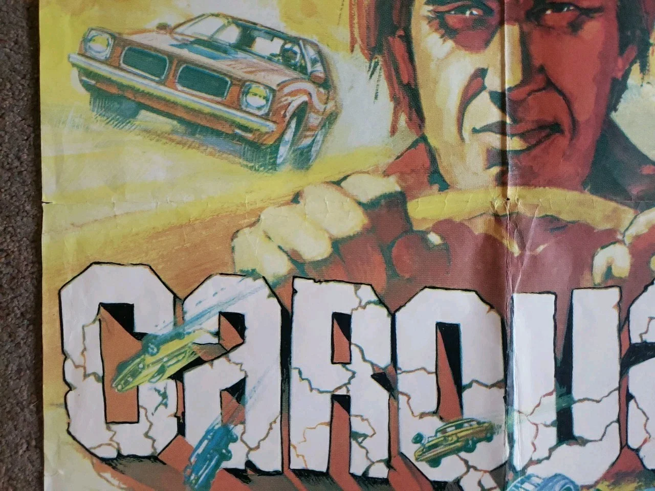 Carquake / Giant Spider Invasion Original Quad Movie Cinema Poster Grindhouse, изображение 3