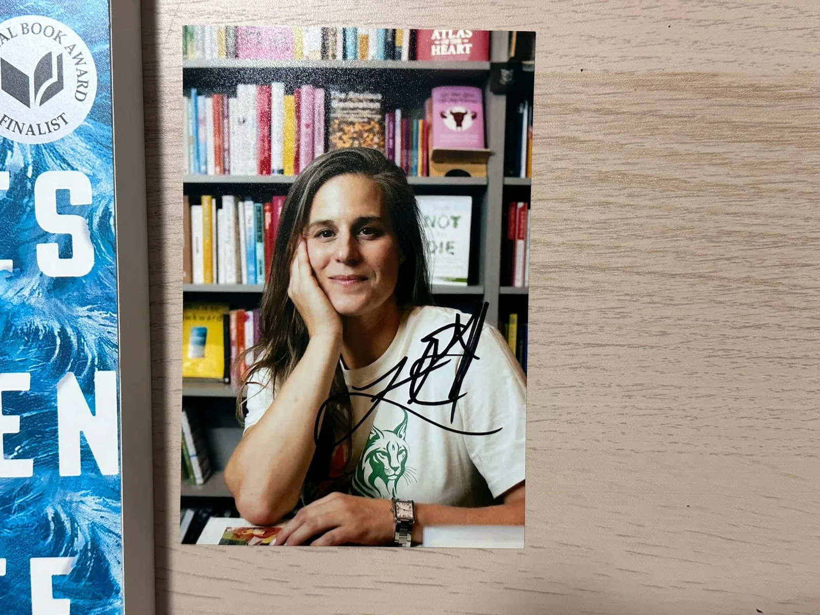 Lauren Groff — Lauren Groff signed Fates and Furies softback inscription + photo autographed, изображение 4