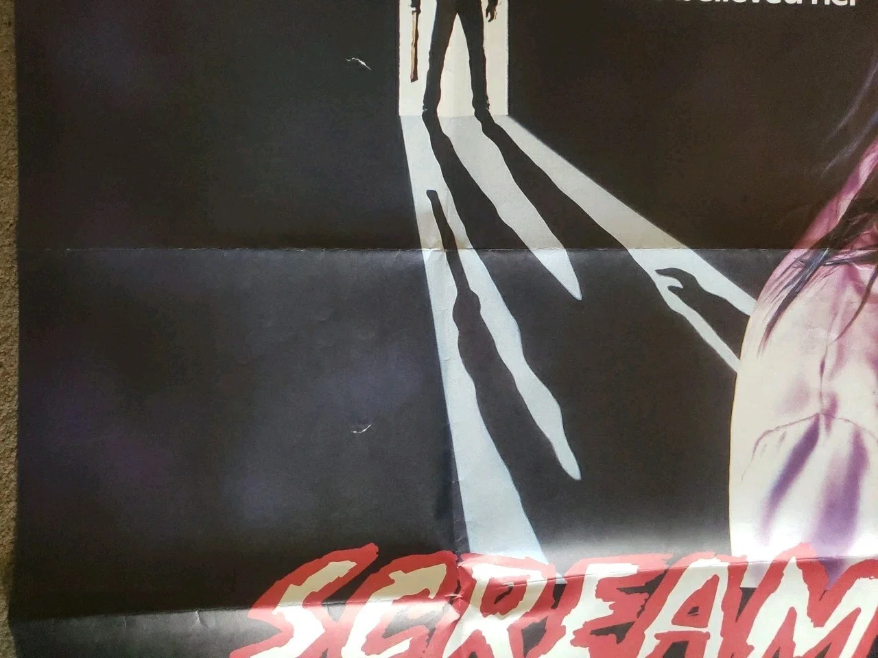 SCREAM FOR HELP (1984) original UK quad Cinema poster - Michael Winner horror, изображение 3