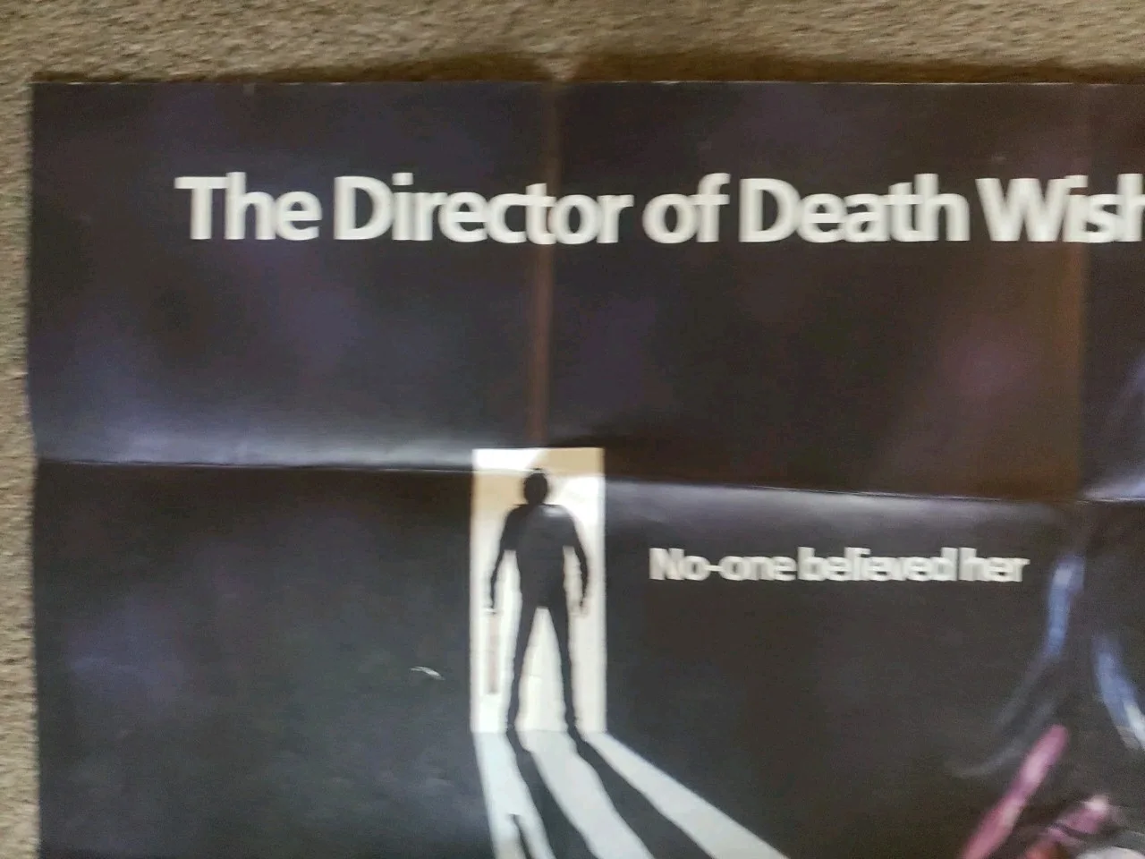 SCREAM FOR HELP (1984) original UK quad Cinema poster - Michael Winner horror, изображение 4