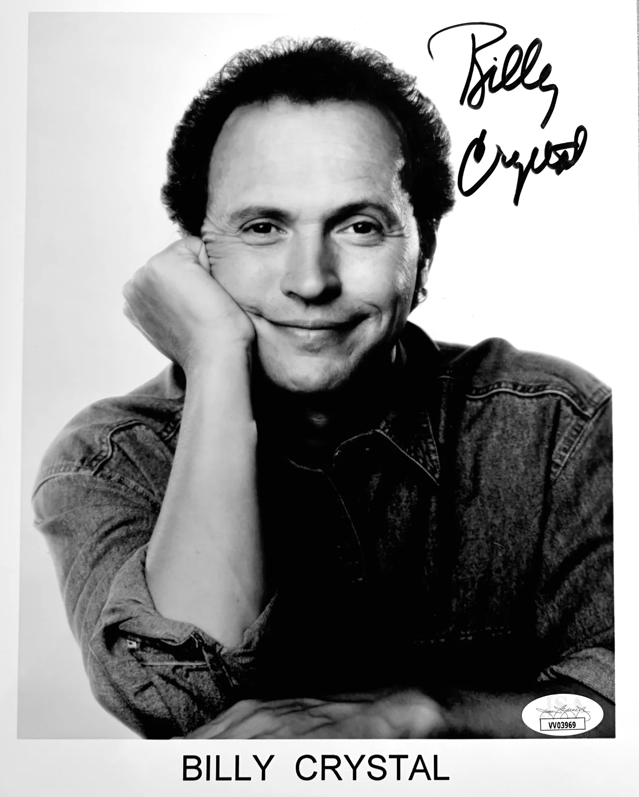 Billy Crystal — Billy Crystal Signed (JSA) Actor Comedian SIGNED Autographed 8x10 B&W Photo JSA