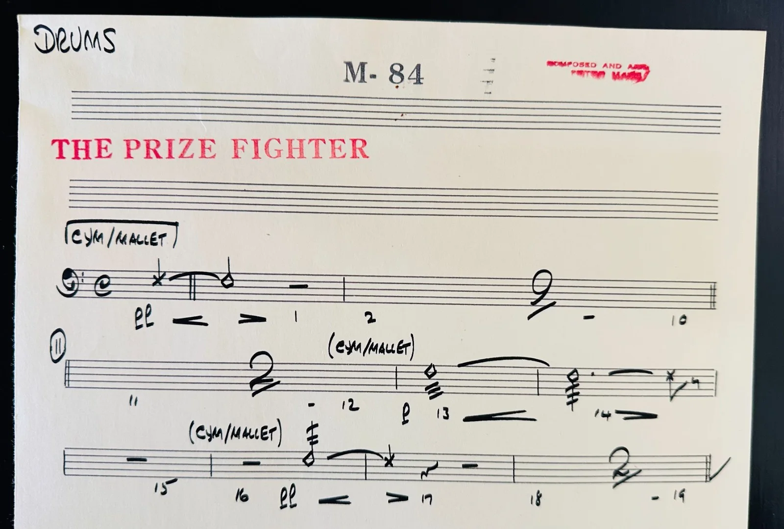 Tim Conway — Tim Conway Signed Photo + “The Prize Fighter” Music Sheet Letter & Envelope Lot, image 5