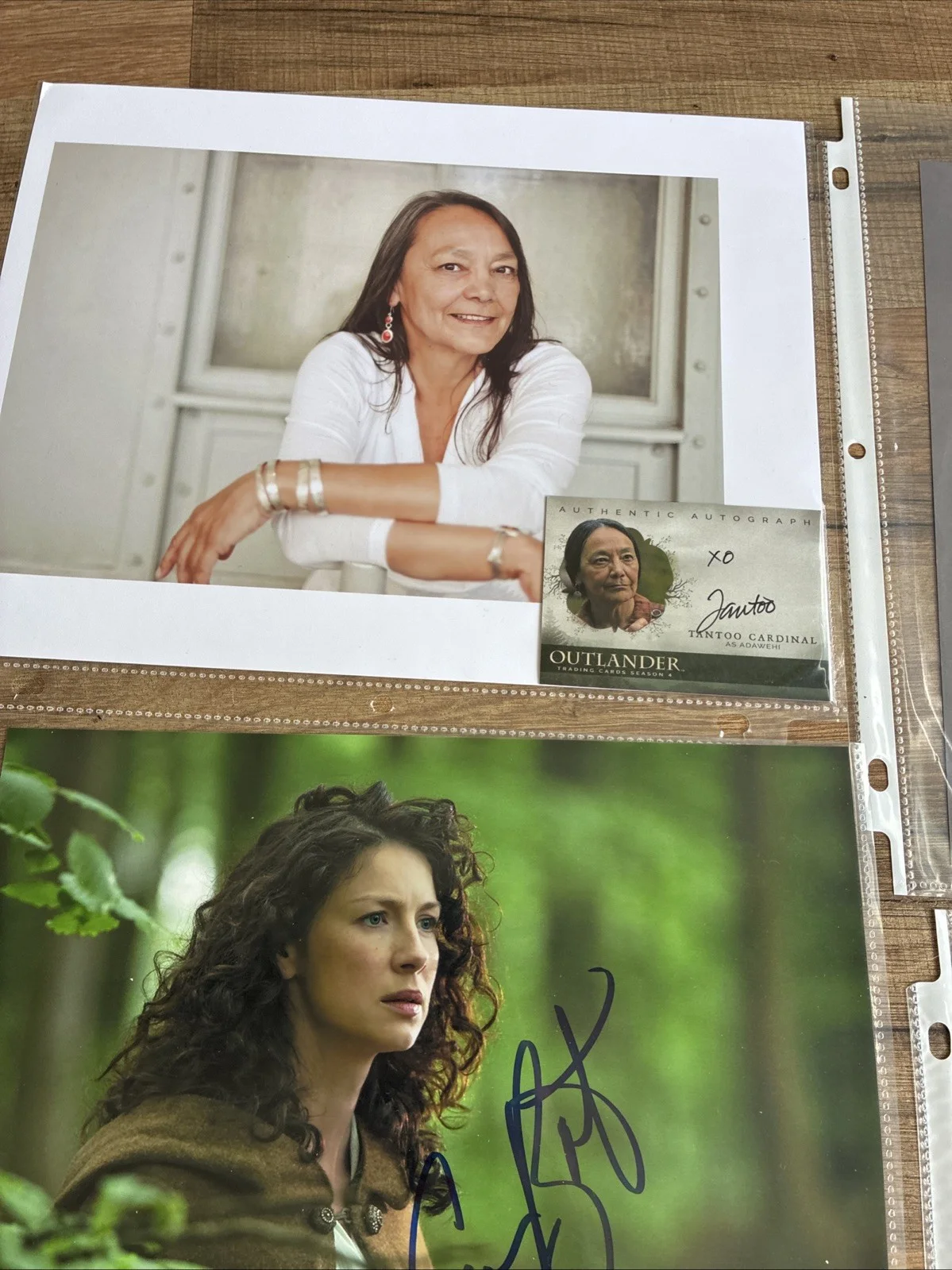 Outlander Signed Lot X5 8x10 Heughan Blade Menzies Speelers Cardinal, изображение 2