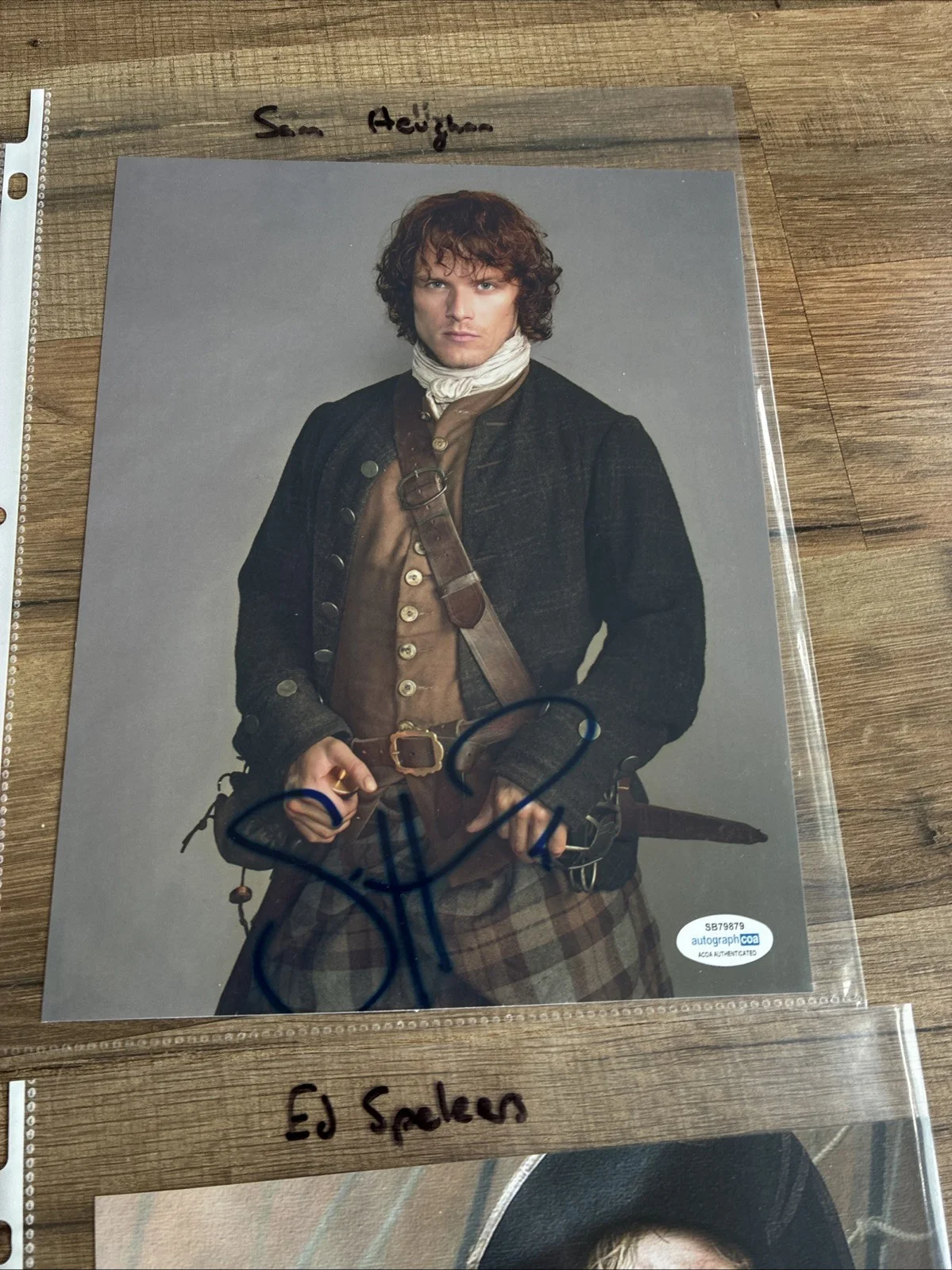 Outlander Signed Lot X5 8x10 Heughan Blade Menzies Speelers Cardinal, изображение 3