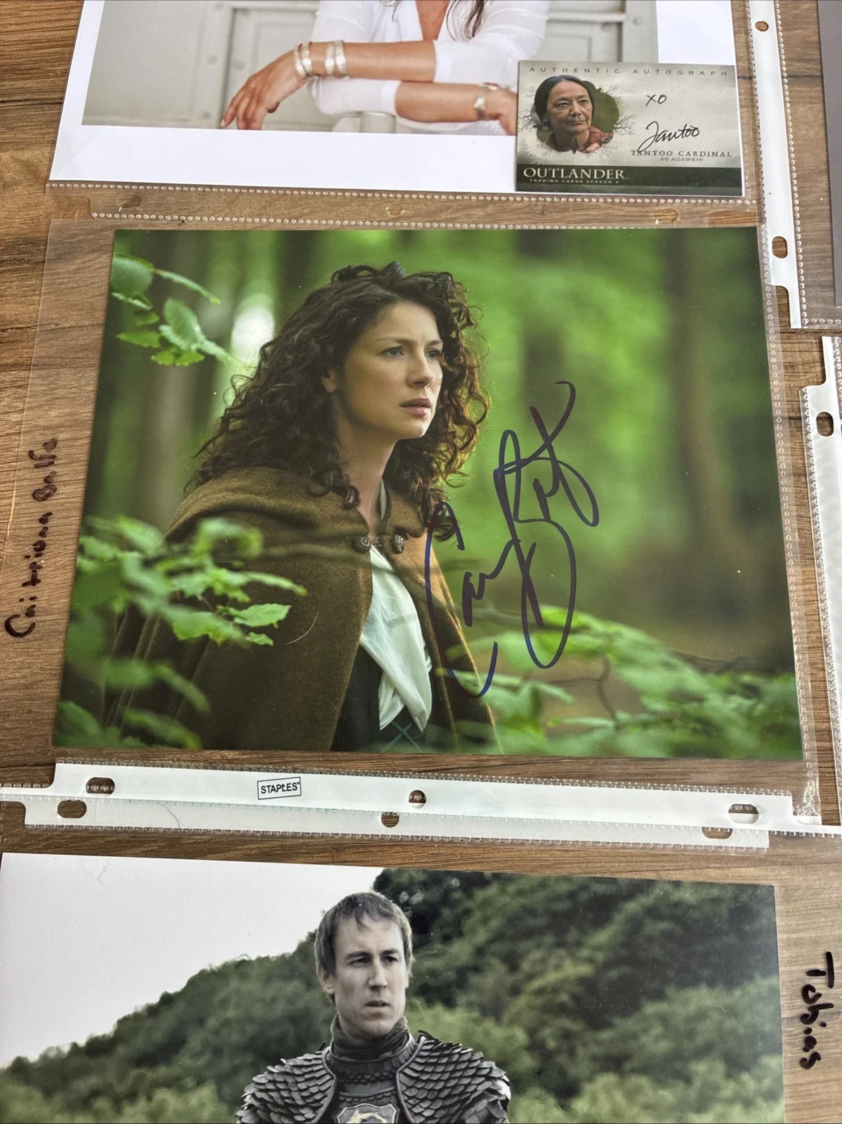 Outlander Signed Lot X5 8x10 Heughan Blade Menzies Speelers Cardinal, изображение 4