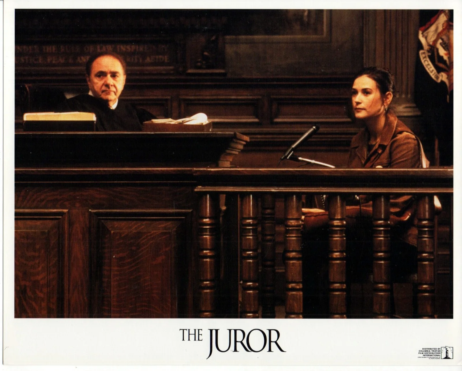 JUROR 1996 Demi Moore Alec Baldwin Lindsay Crouse 7 10x8 LOBBY CARDS, image 4