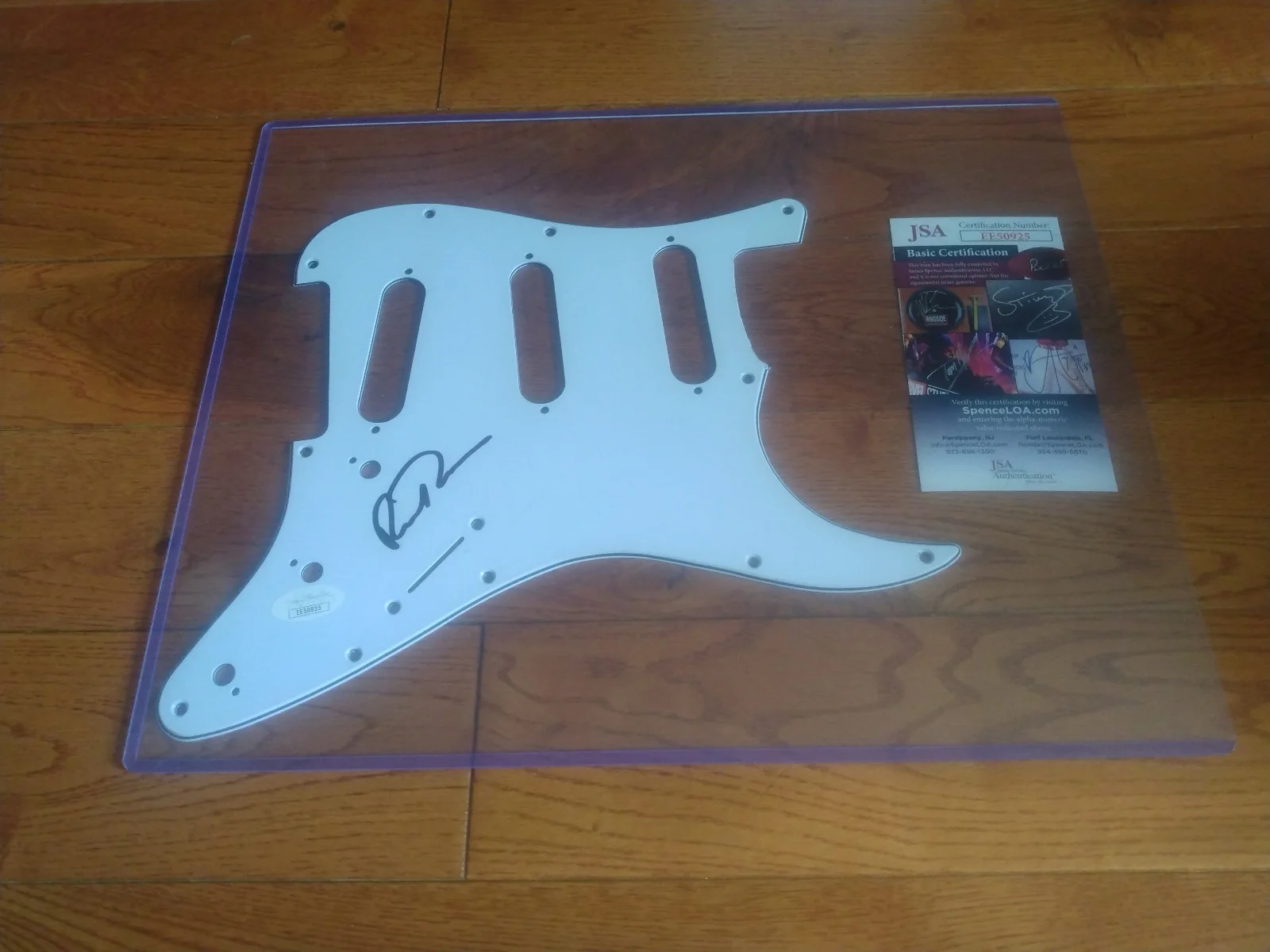 Richard Thompson signed guitar pickguard JSA auto autograph Fairport Convention, изображение 4