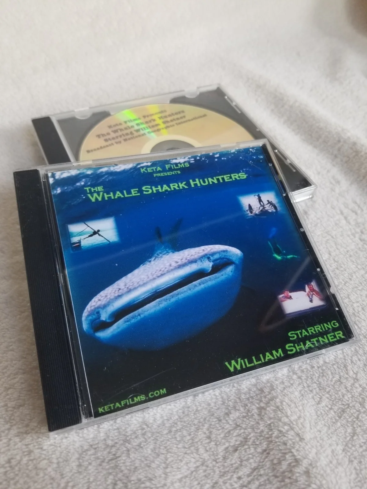 Erin Calmes — EXTREMELY RARE The Whale Shark Hunters Starring William Shatner DVD NATIONAL GEO, изображение 2