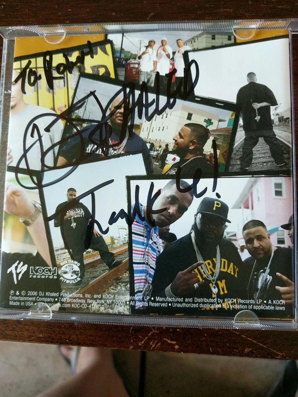 Dj Khaled "Listennn" Autographed Signed CD Rare Signature Collectable, изображение 5