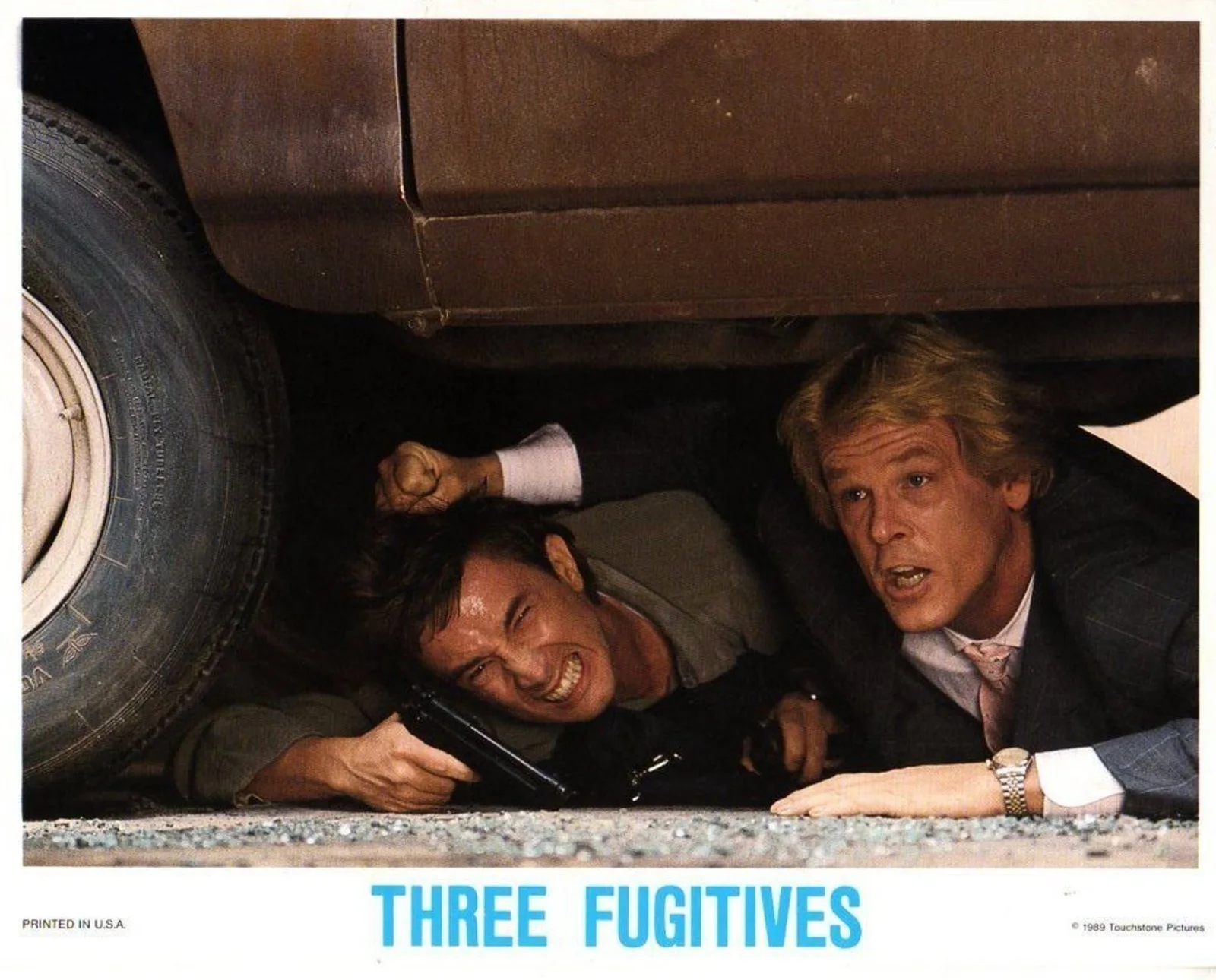 THREE FUGITIVES 1989 Nick Nolte, Martin Short, James Earl Jones 10x8 LOBBY SET, image 4