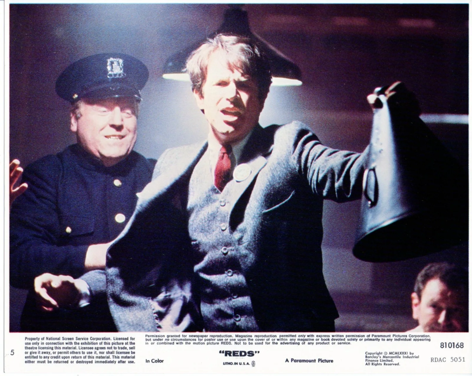 REDS 1981 Warren Beatty JOHN REED, Diane Keaton Jack Nicholson US 10x8 LOBBY SET, image 4