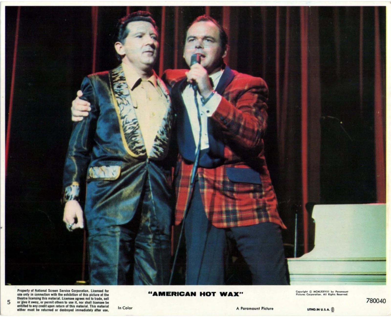 AMERICAN HOT WAX 1978 Tim McIntire, Alan Freed, Chuck Berry U.S. 10x8 LOBBY SET, изображение 4