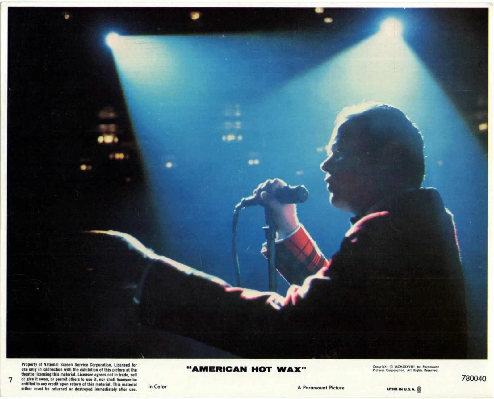 AMERICAN HOT WAX 1978 Tim McIntire, Alan Freed, Chuck Berry U.S. 10x8 LOBBY SET, изображение 5