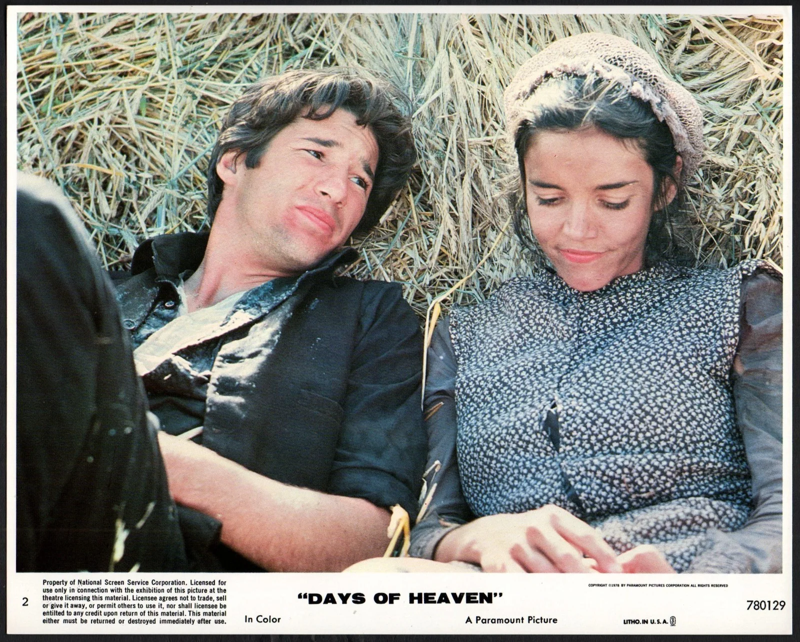 DAYS OF HEAVEN 1978 Richard Gere, Brooke Adams, Sam Shepard 7 10x8 LOBBY CARDS, изображение 3