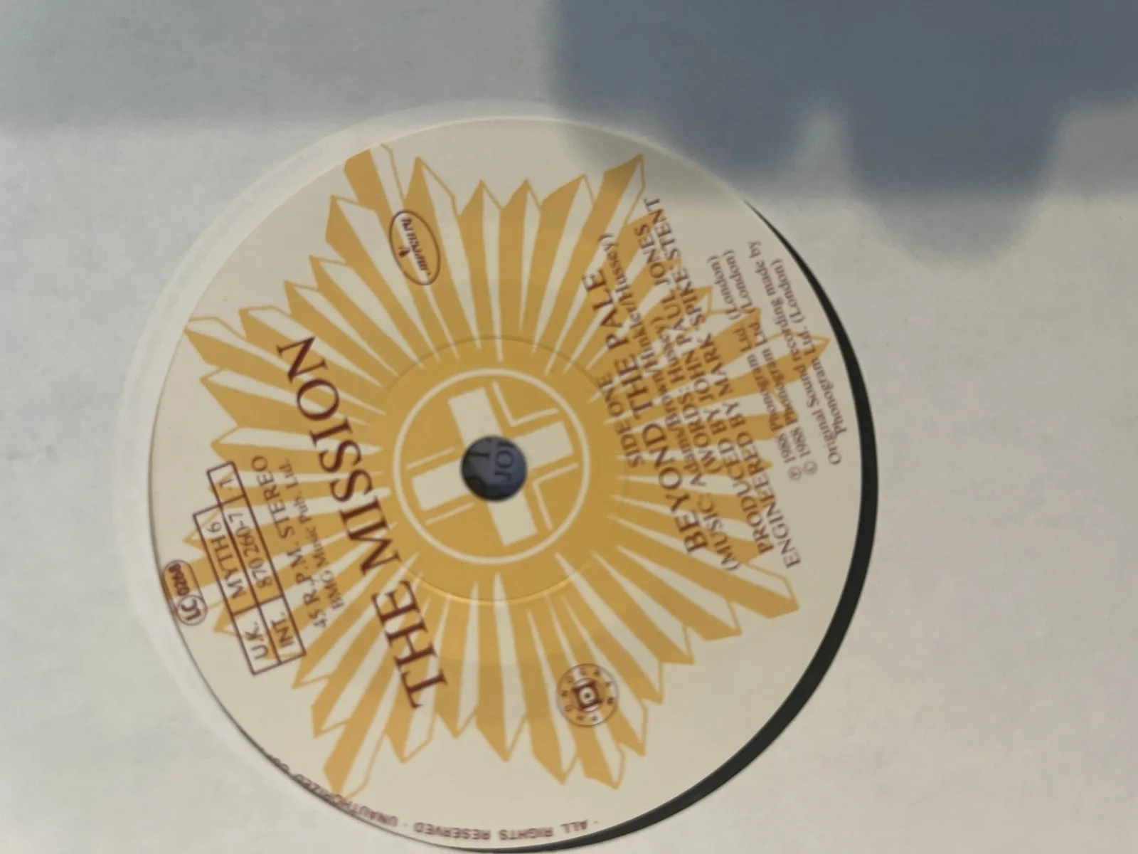The Mission UK : signed Beyond The Pale autographed 7" vinyl ( Children Lp ), image 5