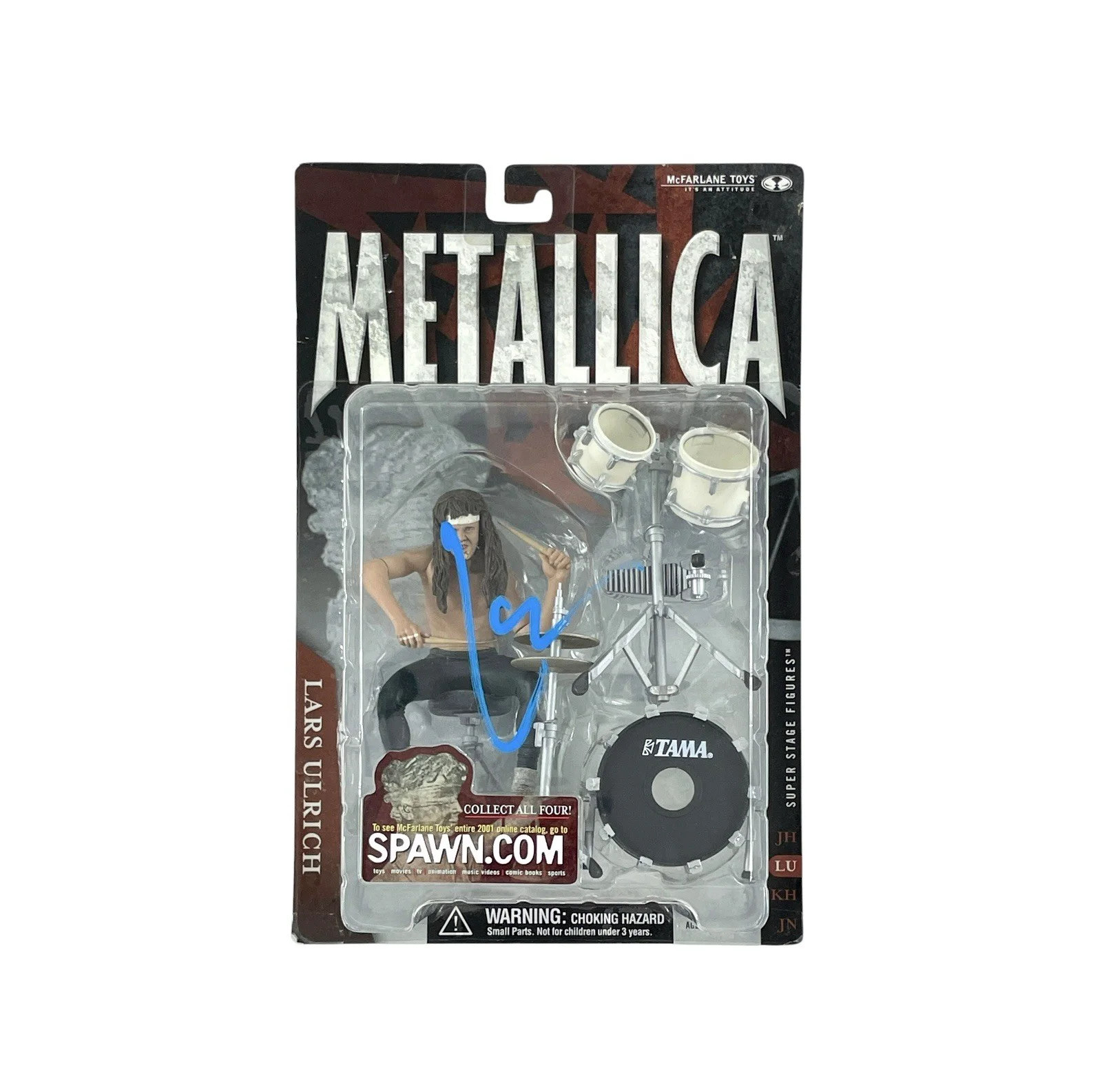 Metallica Lars Ulrich Autographed McFarlane Action Figure Signed Beckett 🔥🥁, изображение 2