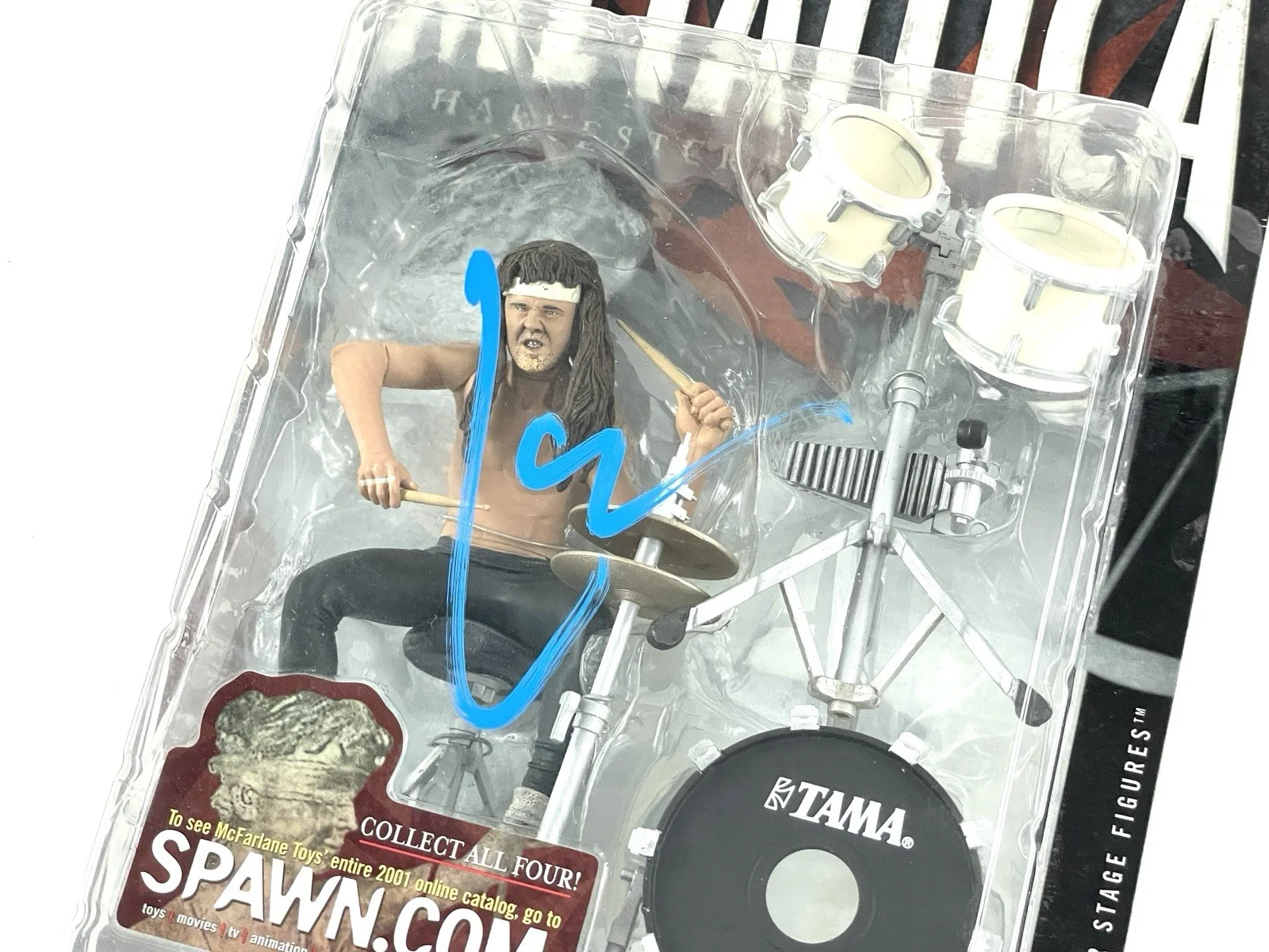 Metallica Lars Ulrich Autographed McFarlane Action Figure Signed Beckett 🔥🥁, изображение 5