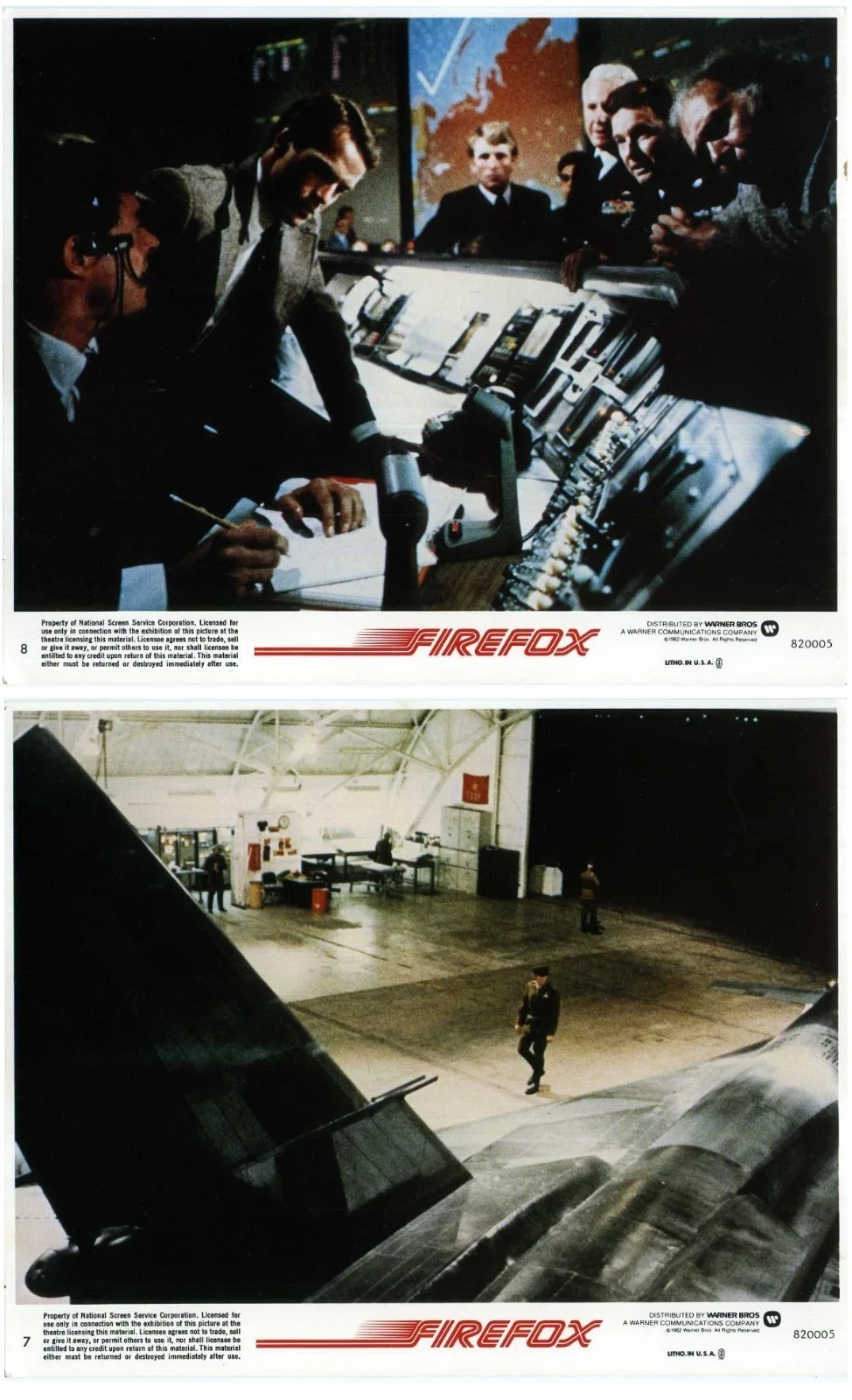 FIREFOX 1981 Clint Eastwood Freddie Jones Warren Clarke US 10x8 LOBBY SET, image 4