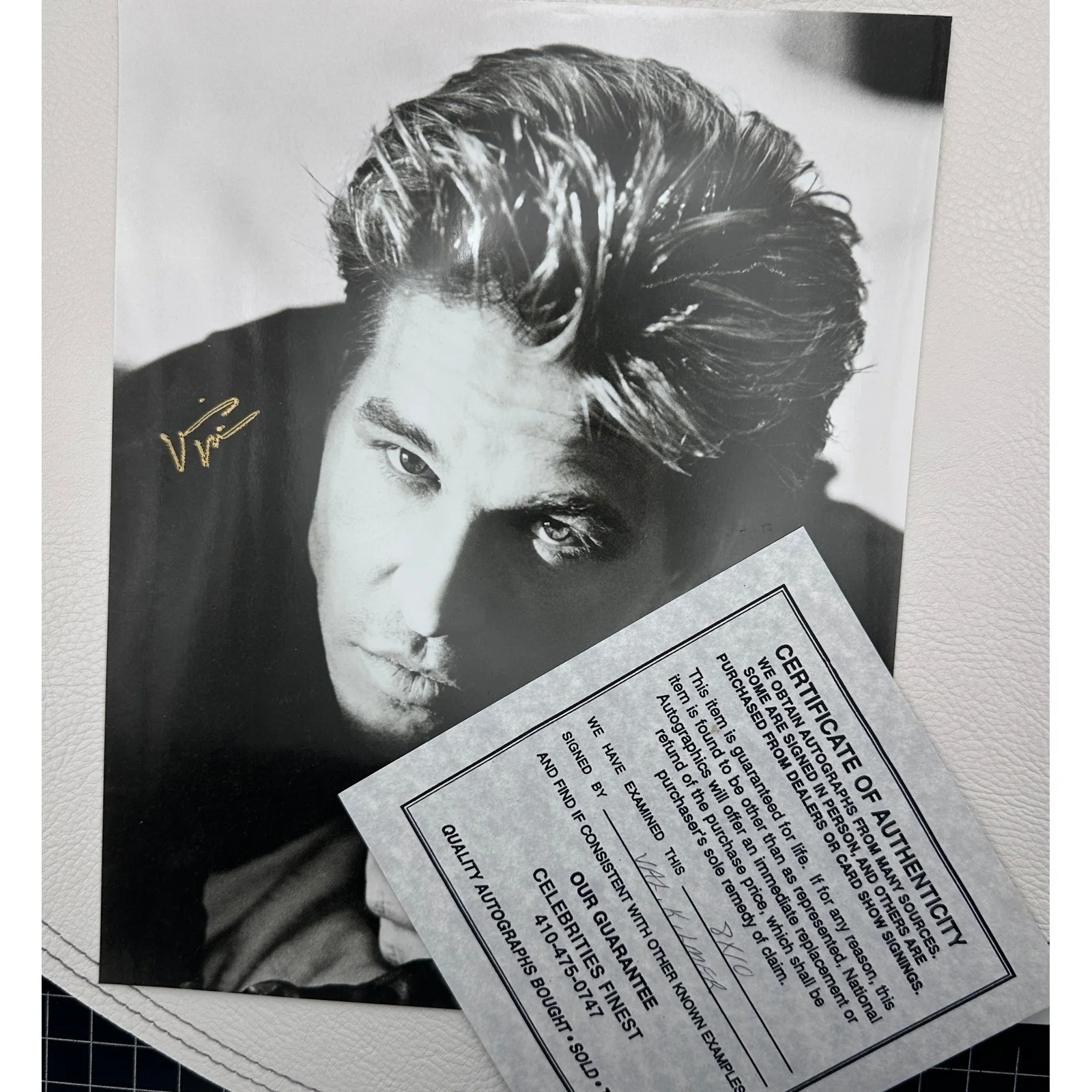 Val Kilmer Signed 8x10 Photo Autograph 1980s Celebrities Finest COA Pristine, image 4