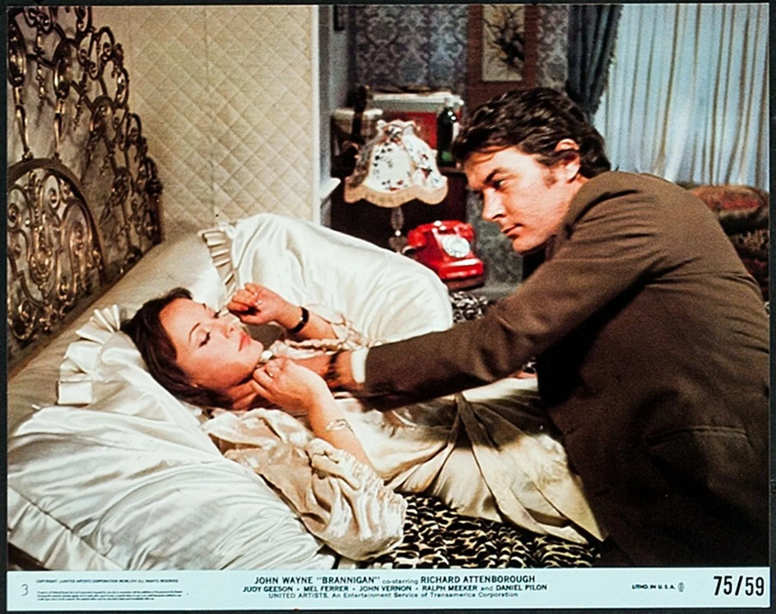 BRANNIGAN 1975 John Wayne, Lesley-Anne Down 7 U.S. 10x8 LOBBY CARDS, image 5