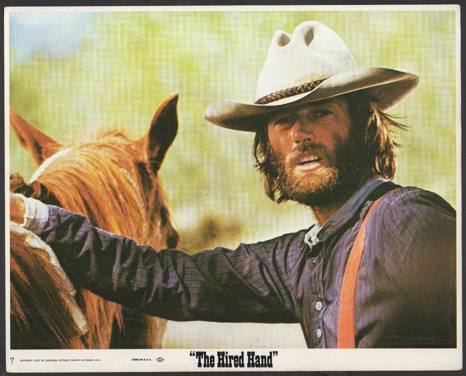 HIRED HAND 1971 Peter Fonda, Warren Oates, Verna Bloom 10x8 LOBBY SET, изображение 3