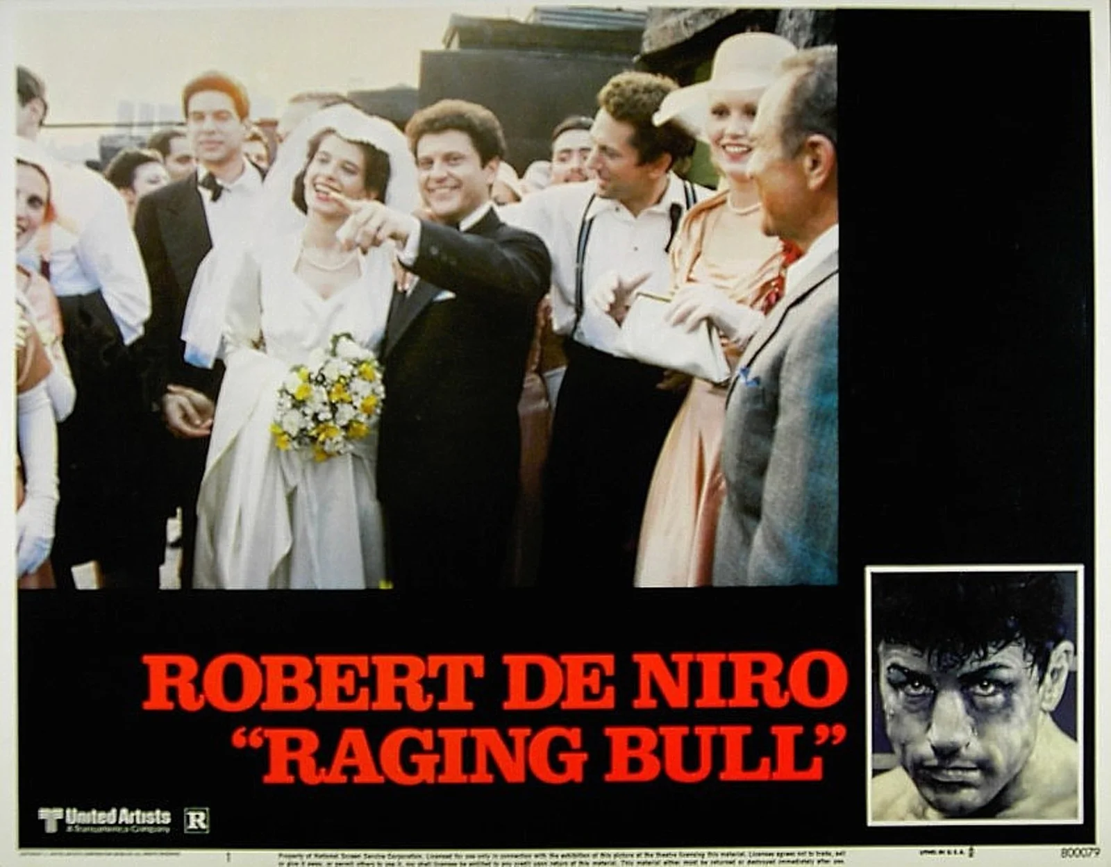 RAGING BULL 1980 Robert De Niro - Martin Scorsese 4 LOBBY CARDS, image 2
