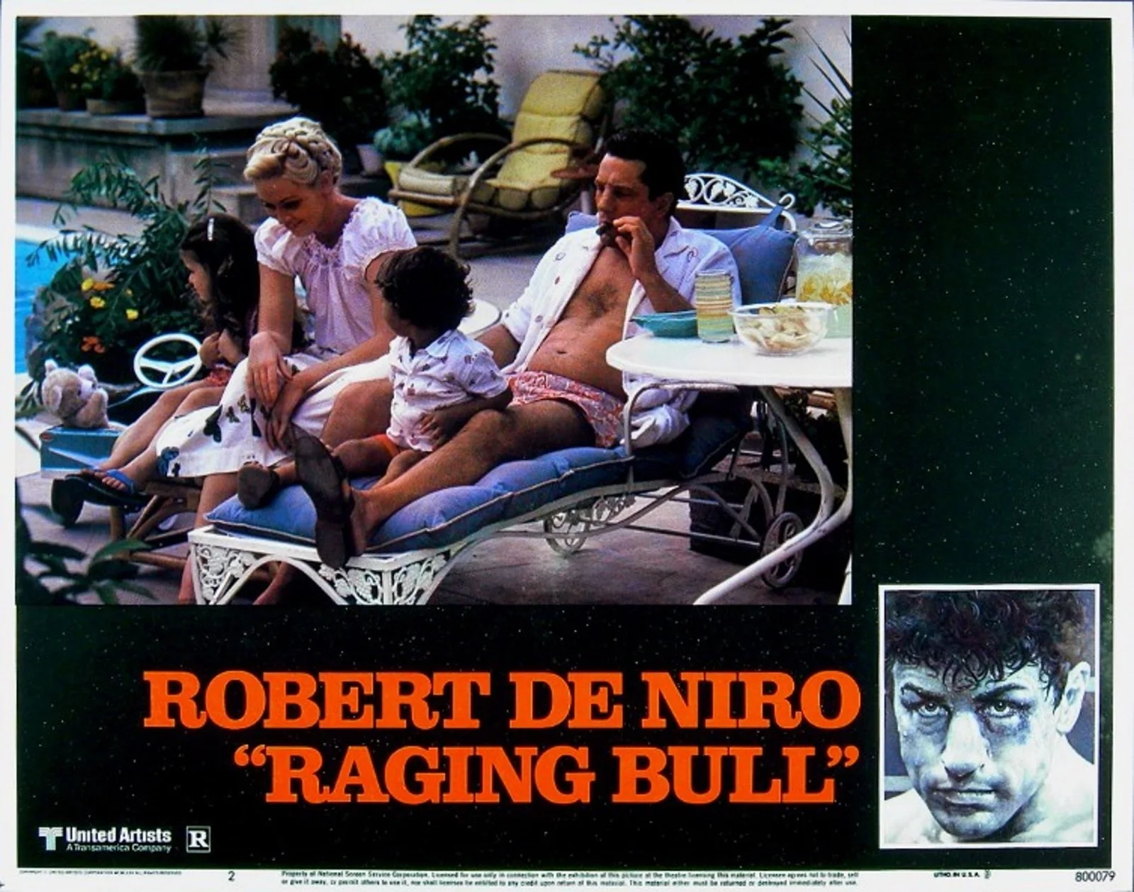 RAGING BULL 1980 Robert De Niro - Martin Scorsese 4 LOBBY CARDS, image 3