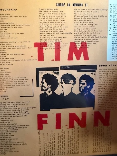 Tim Finn : signed S/T autographed Lp vinyl ( Crowded House Split Enz ), image 3