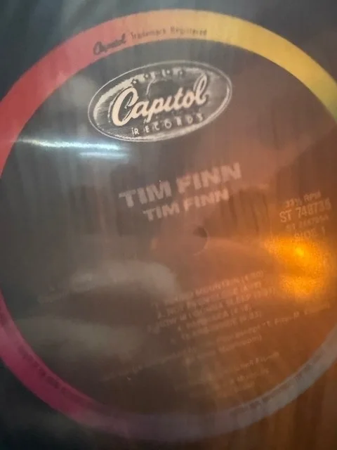 Tim Finn : signed S/T autographed Lp vinyl ( Crowded House Split Enz ), image 4
