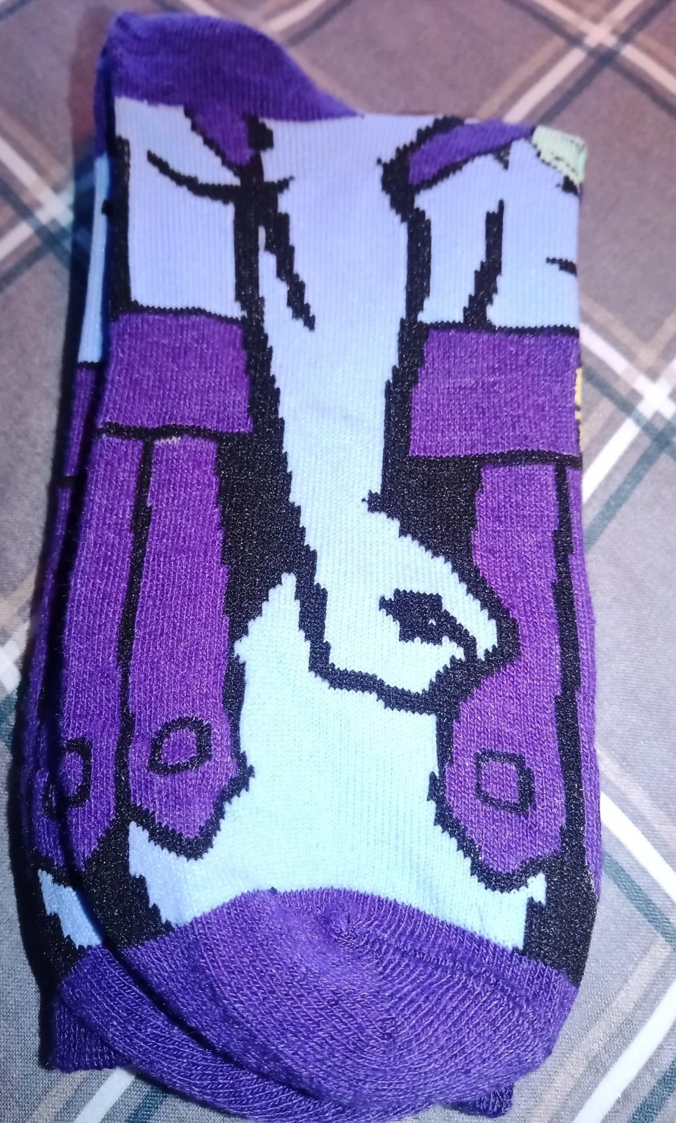 SKELETOR SOCKS * UNISEX * NWOT * ONE SIZE 4-9 *HE-MAN & MASTERS OF THE UNIVERSE, изображение 3