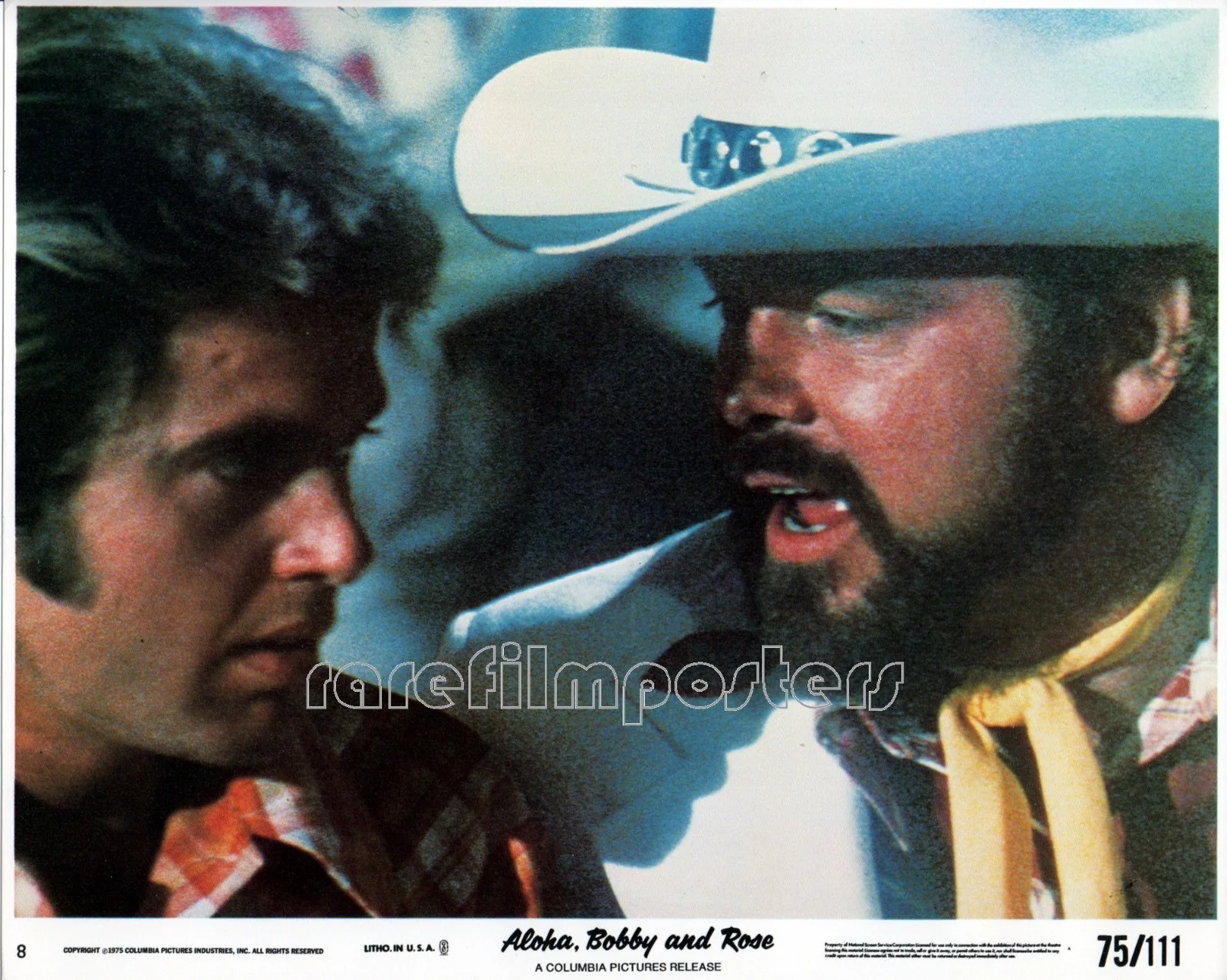 ALOHA, BOBBY AND ROSE 1975 Paul Le Mat, Dianne Hull U.S. 10x8 LOBBY SET, image 3