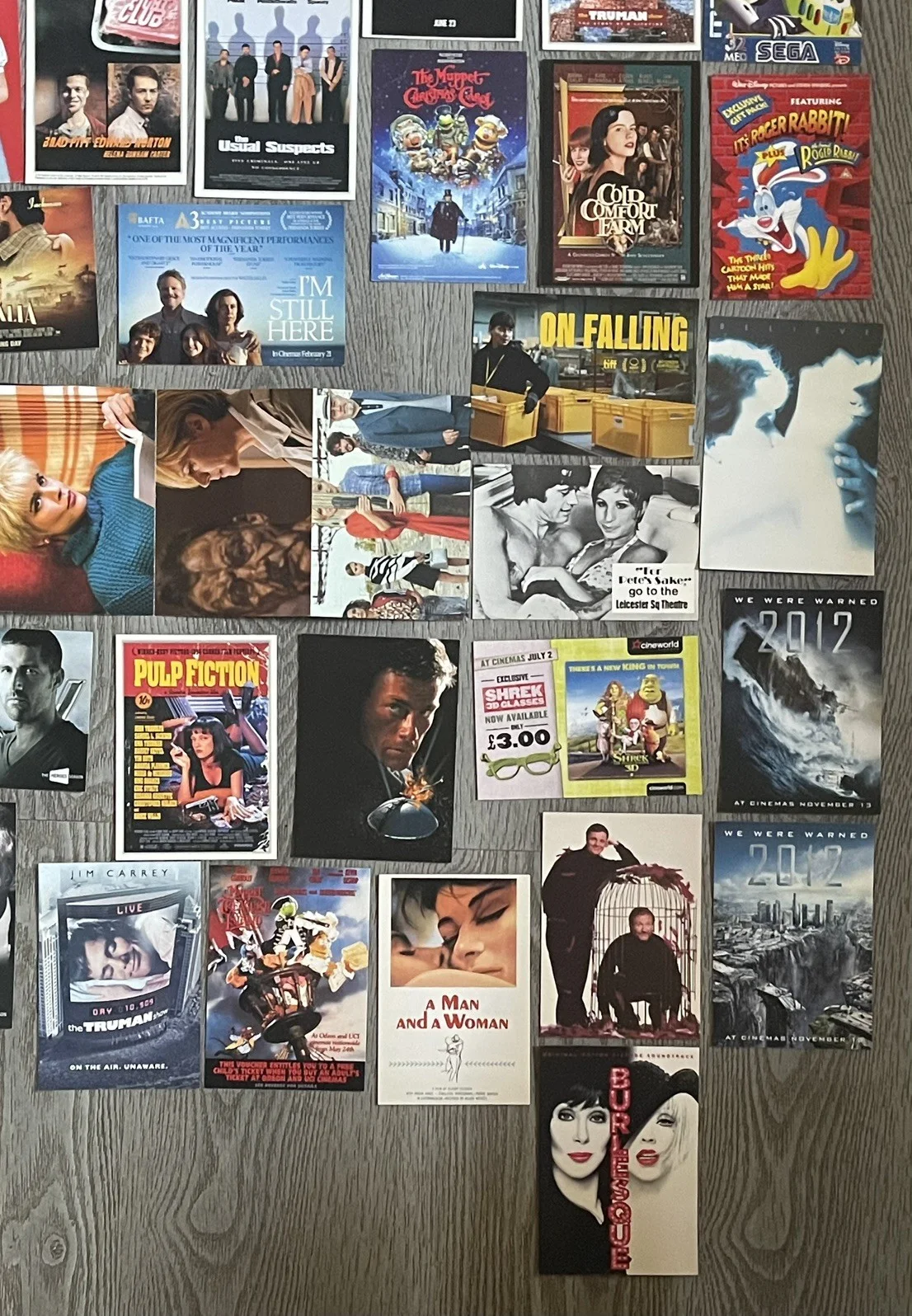 49 VINTAGE MOVIE POSTCARDS. Very Rare. What’s Up Doc? Pulp Fiction, image 2