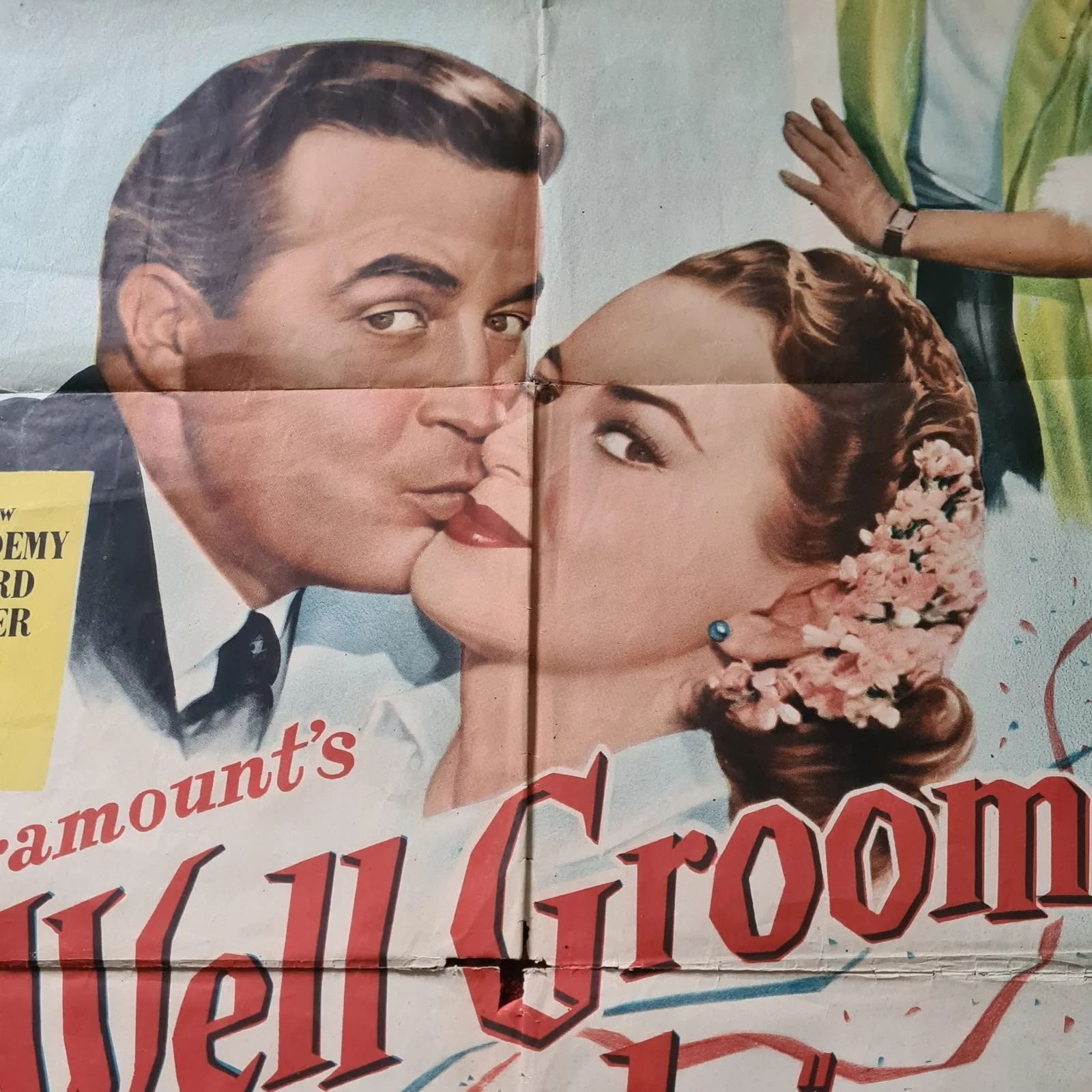 The Well Groomed Bride Original Classic Film Movie Poster 1946 40" x 27", изображение 4