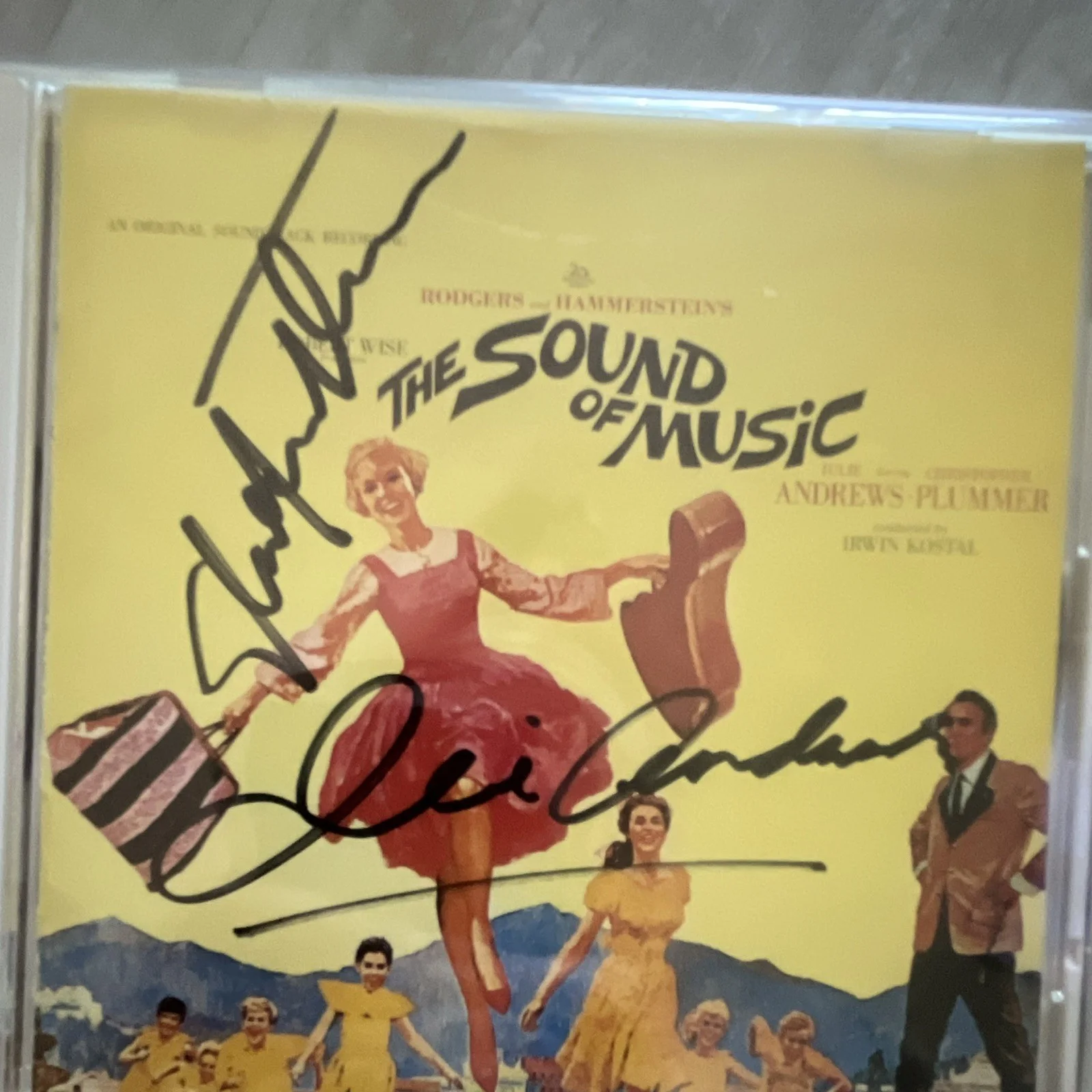 The Sound of Music Soundtrack Signed CD & Booklet, Real Authentic Authentication, image 2