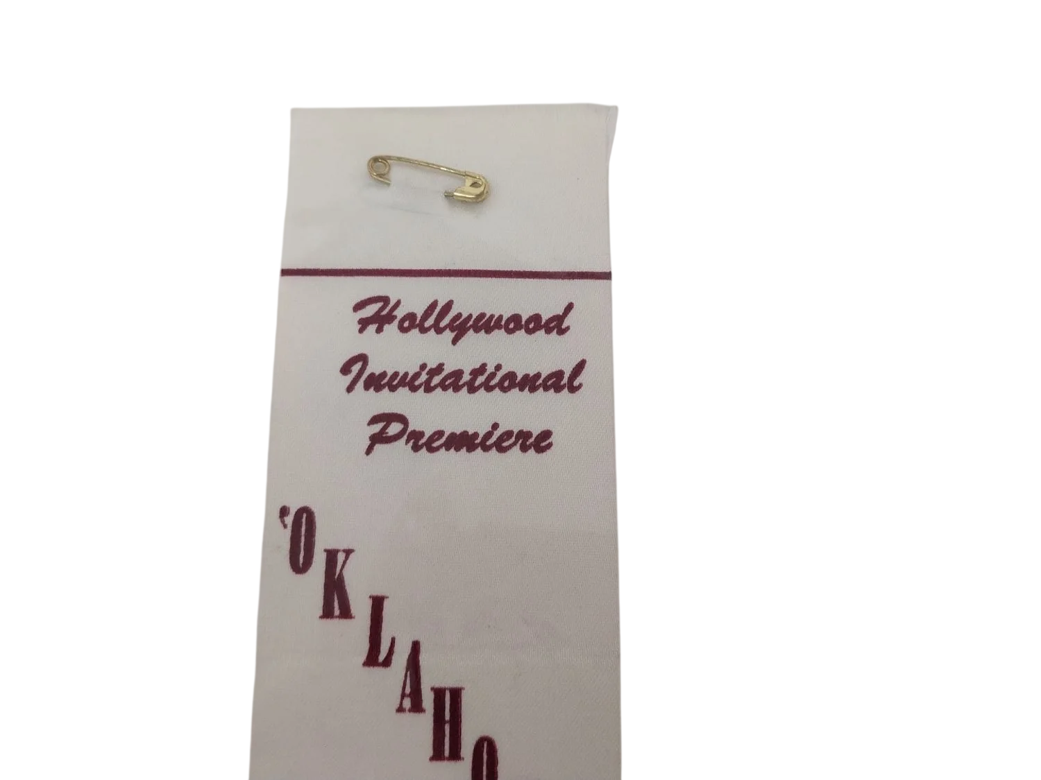 Vintage Oklahoma! Hollywood Premiere Press Pass Ribbon (013), изображение 2