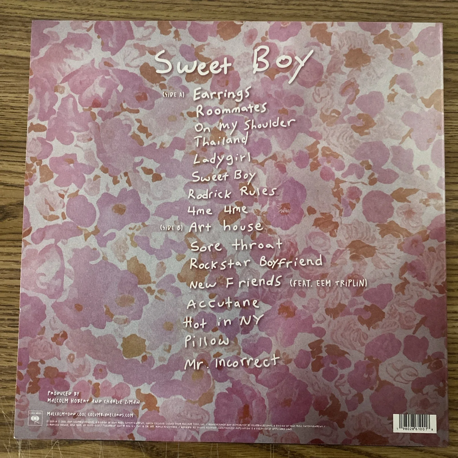 Malcolm Todd Autographed Vinyl Album ‘Sweet Boy’, изображение 3