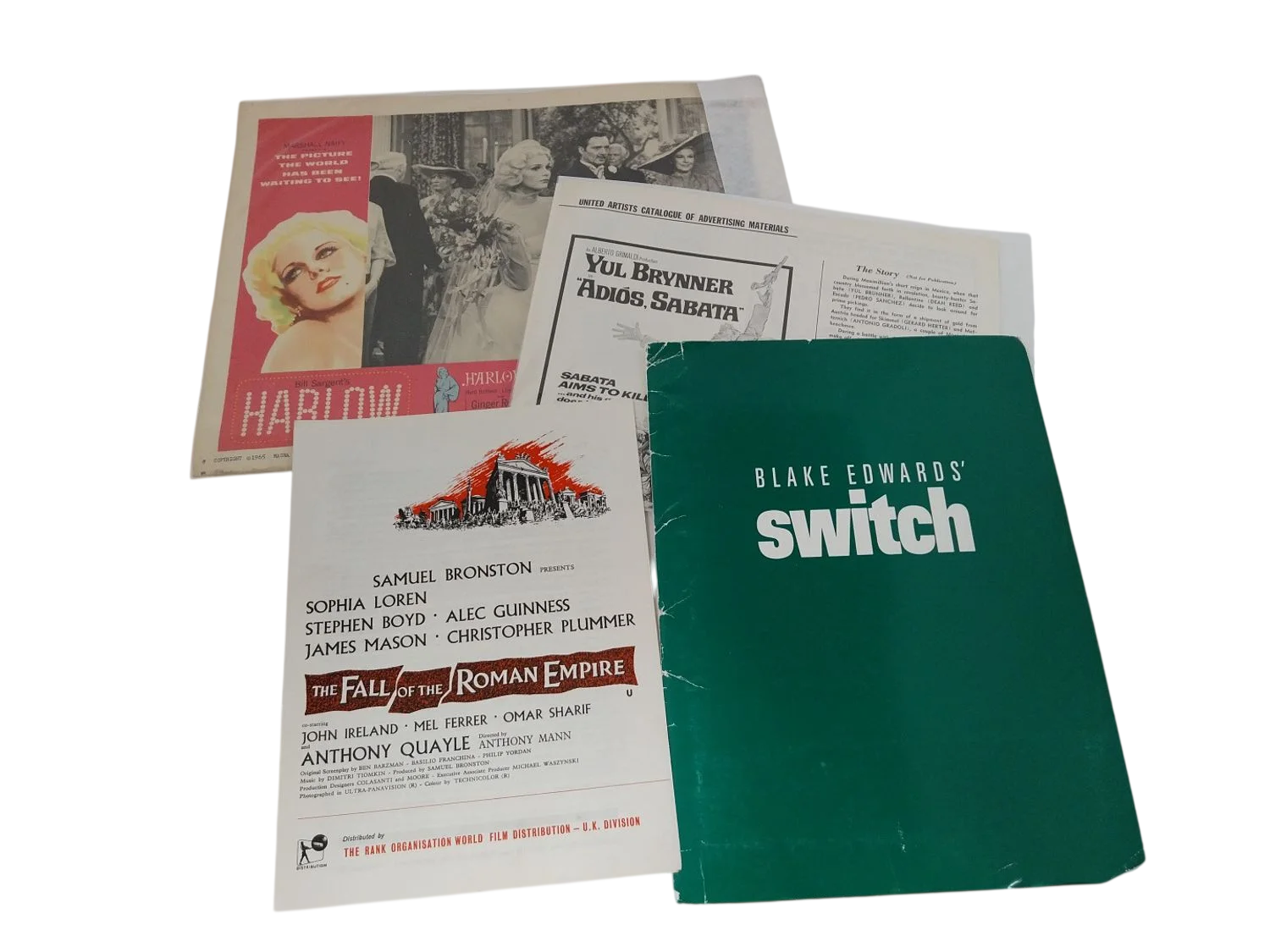 Collection of Vintage Film Press Kits & Movie Promotional Materials (007), изображение 2