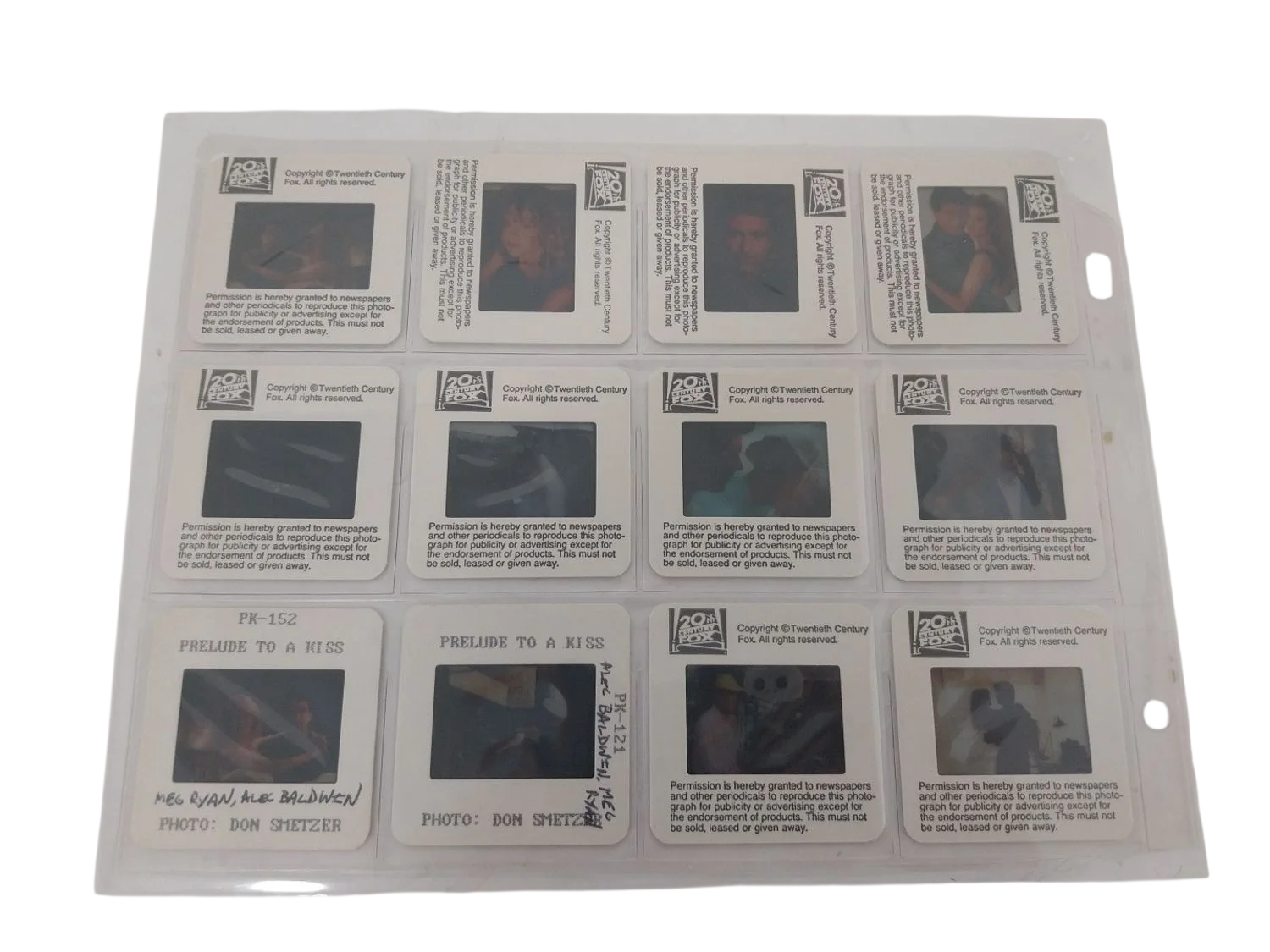 Prelude to a Kiss (1992) Complete Press Kit with Slides & Photos 005), image 3