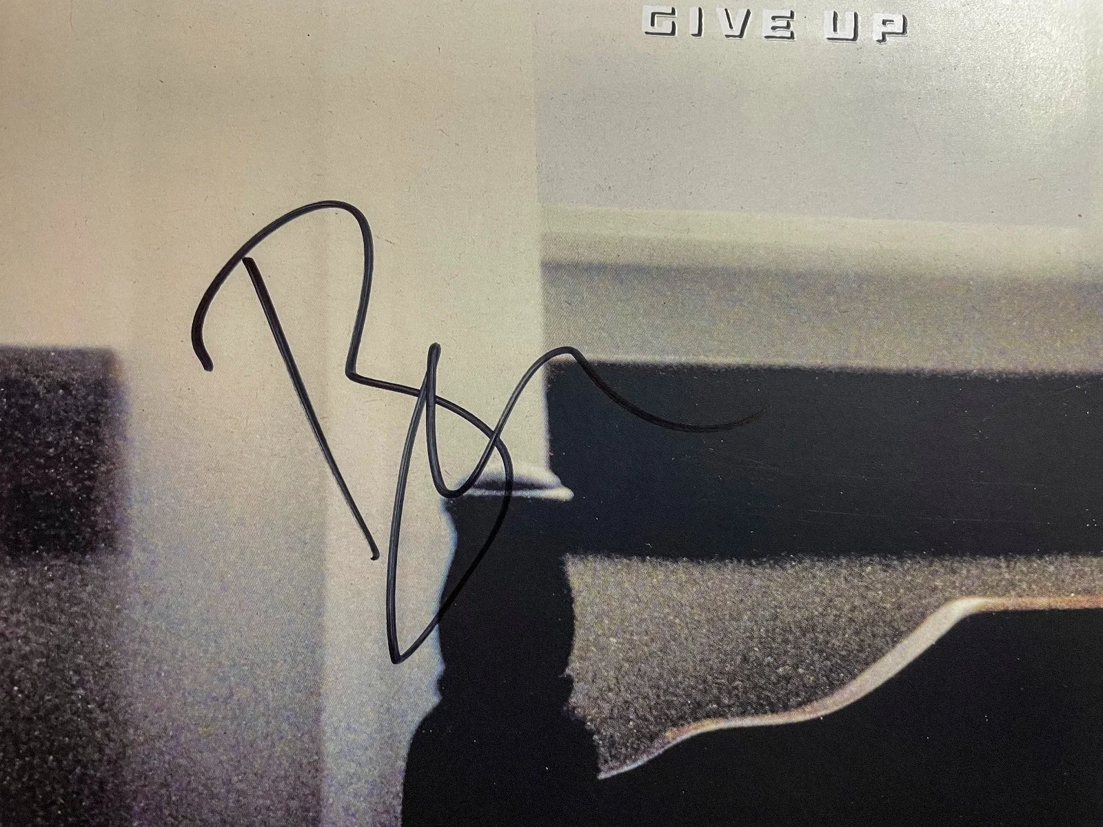 Ben Gibbard Signed Autographed The Postal Service GIVE UP Vinyl Album PROOF JSA, изображение 2