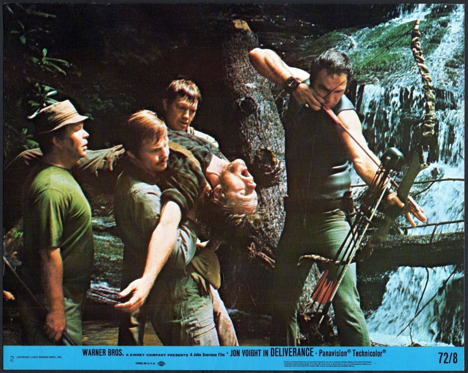 DELIVERANCE 1972 Burt Reynolds, Jon Voight, Ned Beatty 7 10x8 LOBBY CARDS, изображение 3