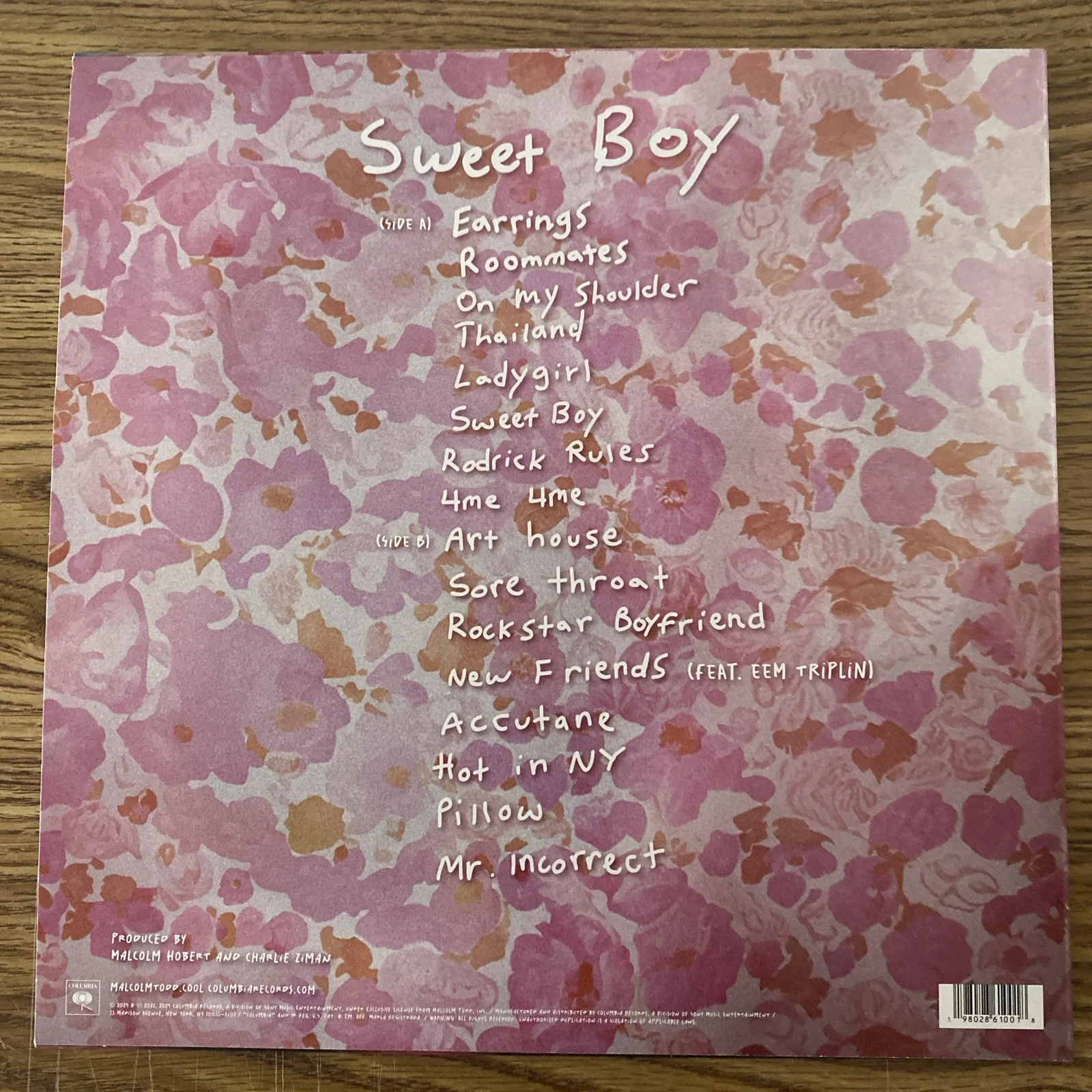 Malcolm Todd Autographed Vinyl Album ‘Sweet Boy’, изображение 3