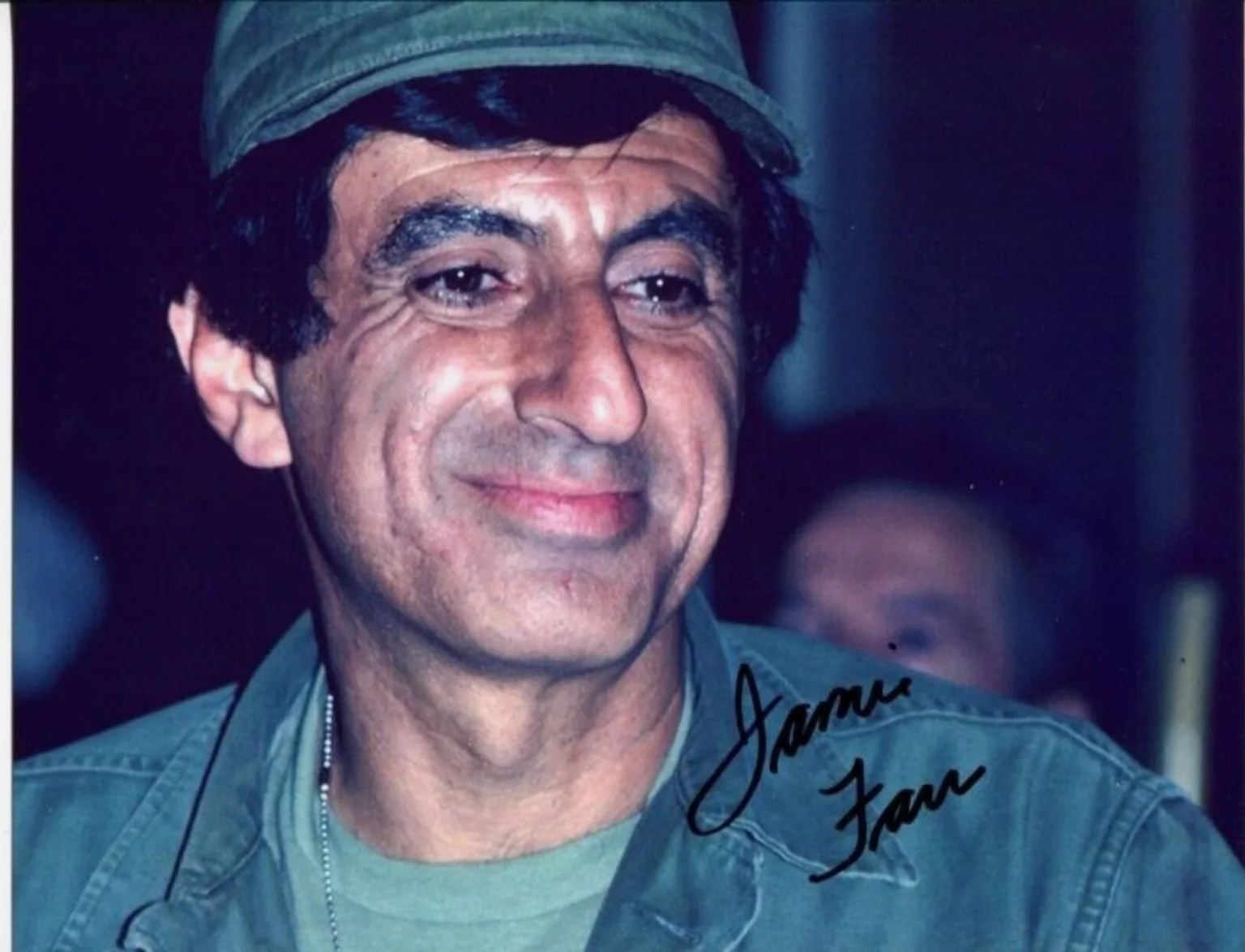 Jamie Farr — Jamie Farr Signed M*A*S*H Maxwell Klinger•COLOR•8.5x11 Autograph W/COA