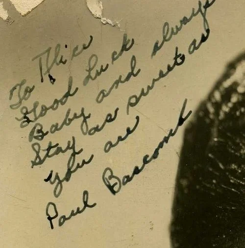 PAUL BASCOMB Alabama Jazz SIGNED PHOTO BAMA STATE Collegians 1940 Bebop Blues, image 2