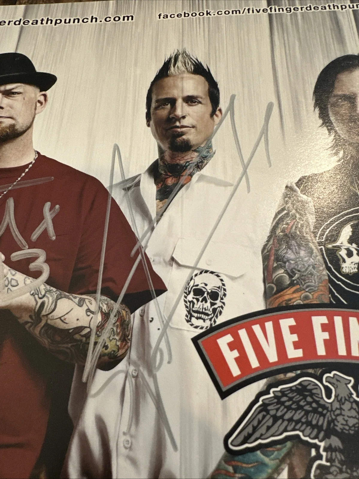 Five Finger Death Punch Autographed Picture 8.5x11, image 5