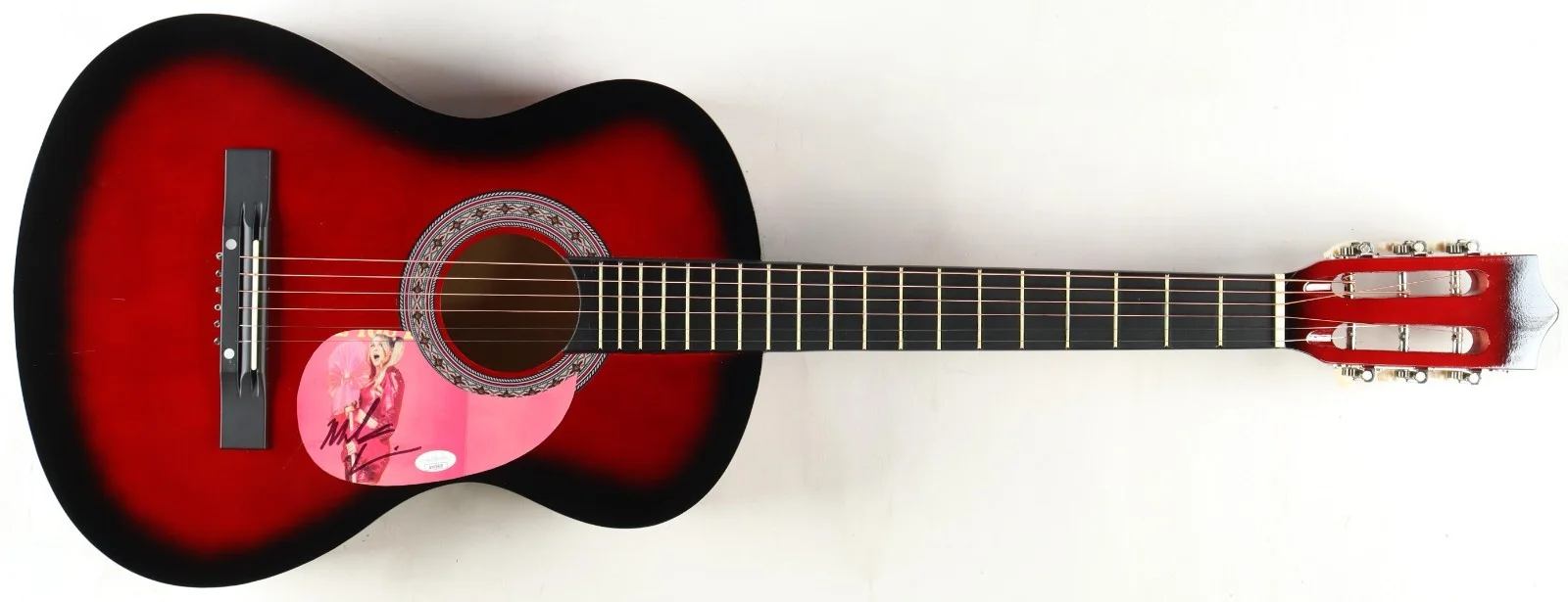 Meghan Trainor — Meghan Trainor Autographed Custom Acoustic Guitar JSA COA Signed, image 2