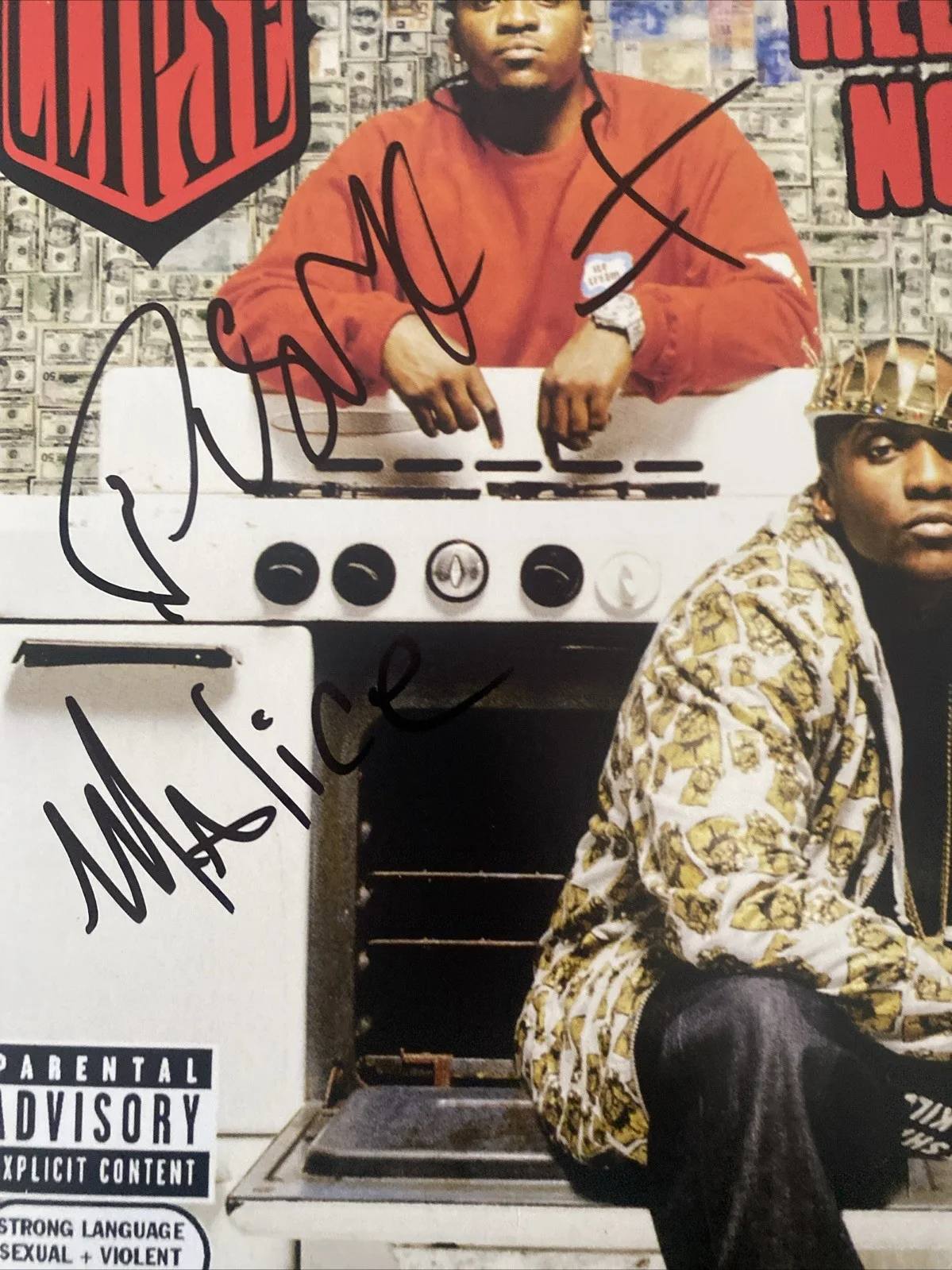Clipse Autographed Vinyl Album ‘Hell Hath No Fury’ Pusha T & Malice, изображение 2