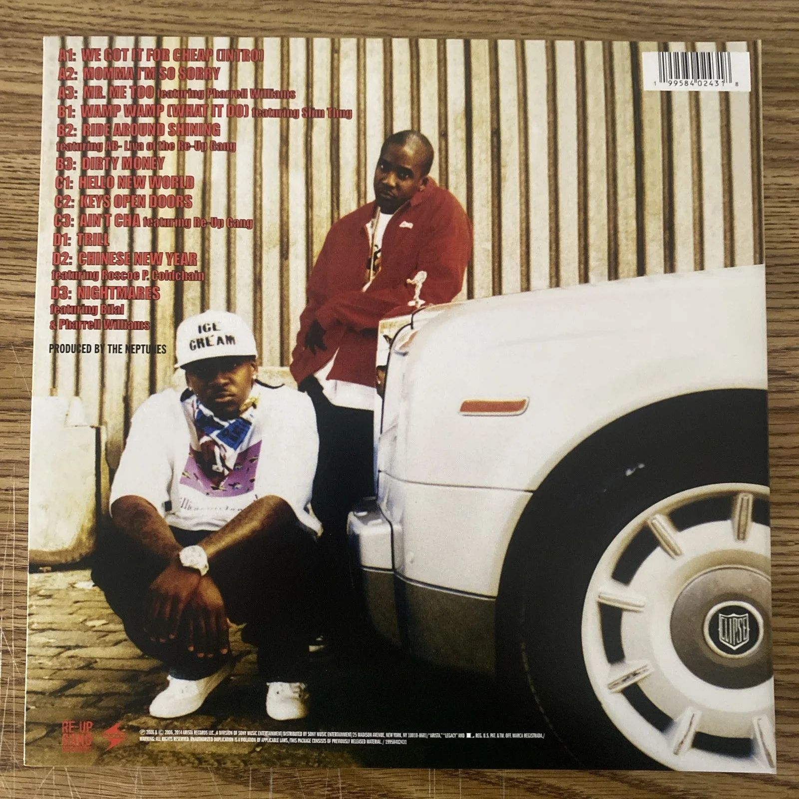 Clipse Autographed Vinyl Album ‘Hell Hath No Fury’ Pusha T & Malice, изображение 3