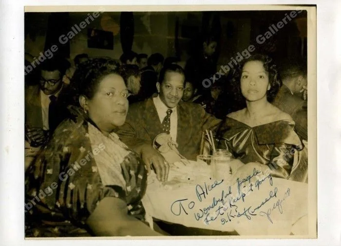 ILLINOIS JACQUET Russell SIGNED PHOTO Original Jazz Blue Note ORCHESTRA Prestige, image 2