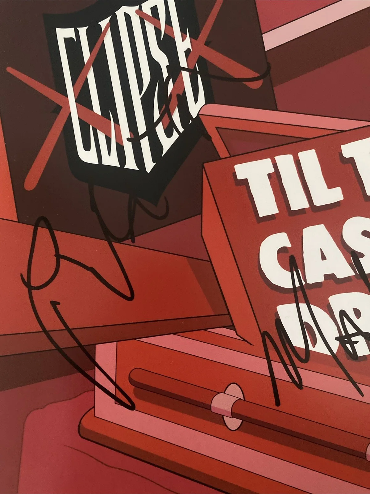 Clipse Autographed Vinyl Album ‘Til the Casket Drops’ Pusha T & Malice, image 2