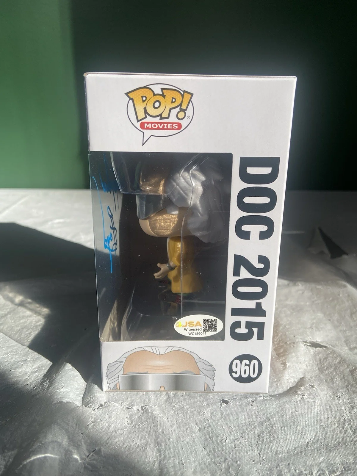 Christopher Lloyd — Christopher Lloyd signed Doc 2015 Funko Pop #960 Back to the Future JSA, image 4